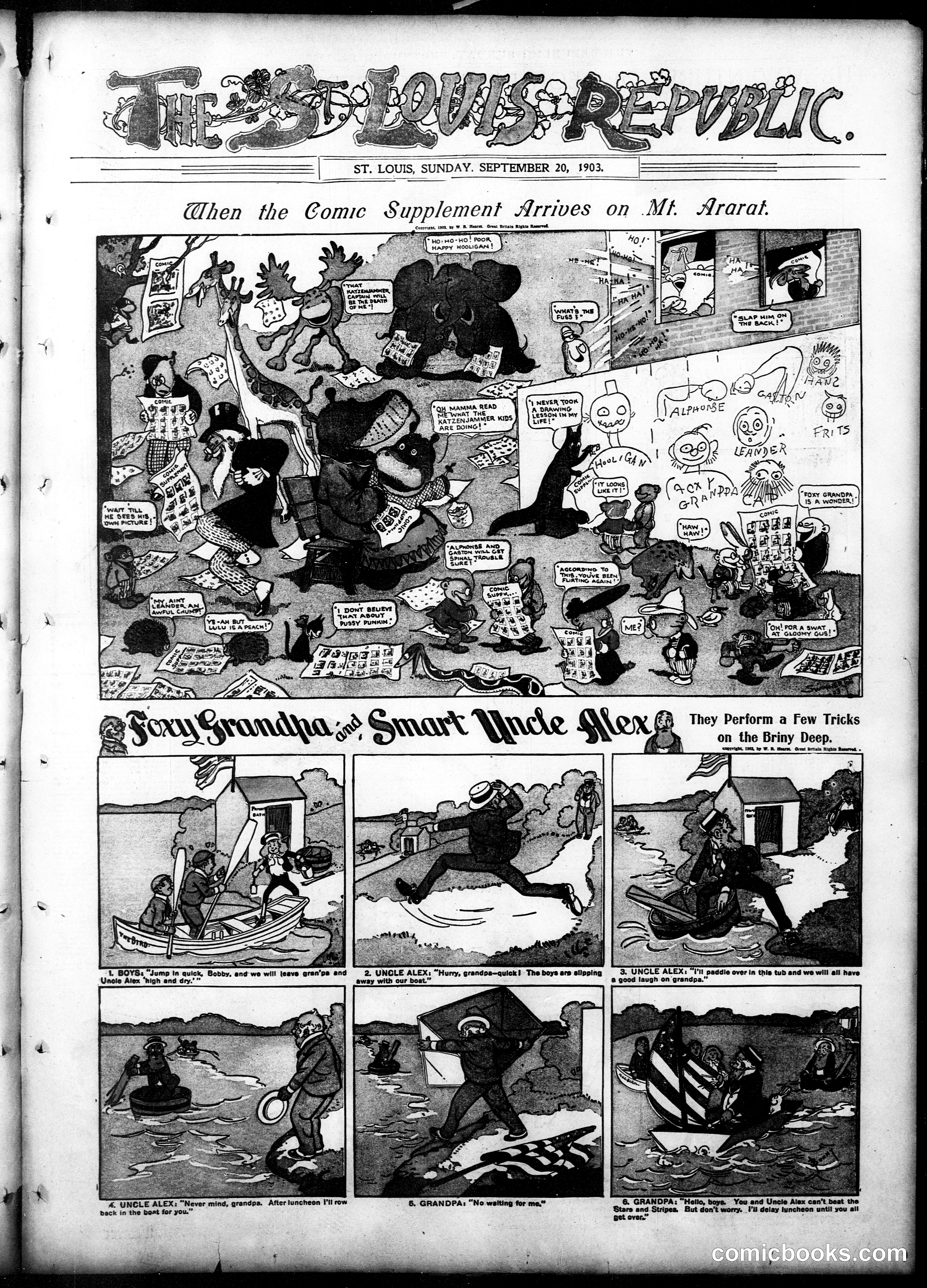 Sunday Comic Section — St. Louis Republic