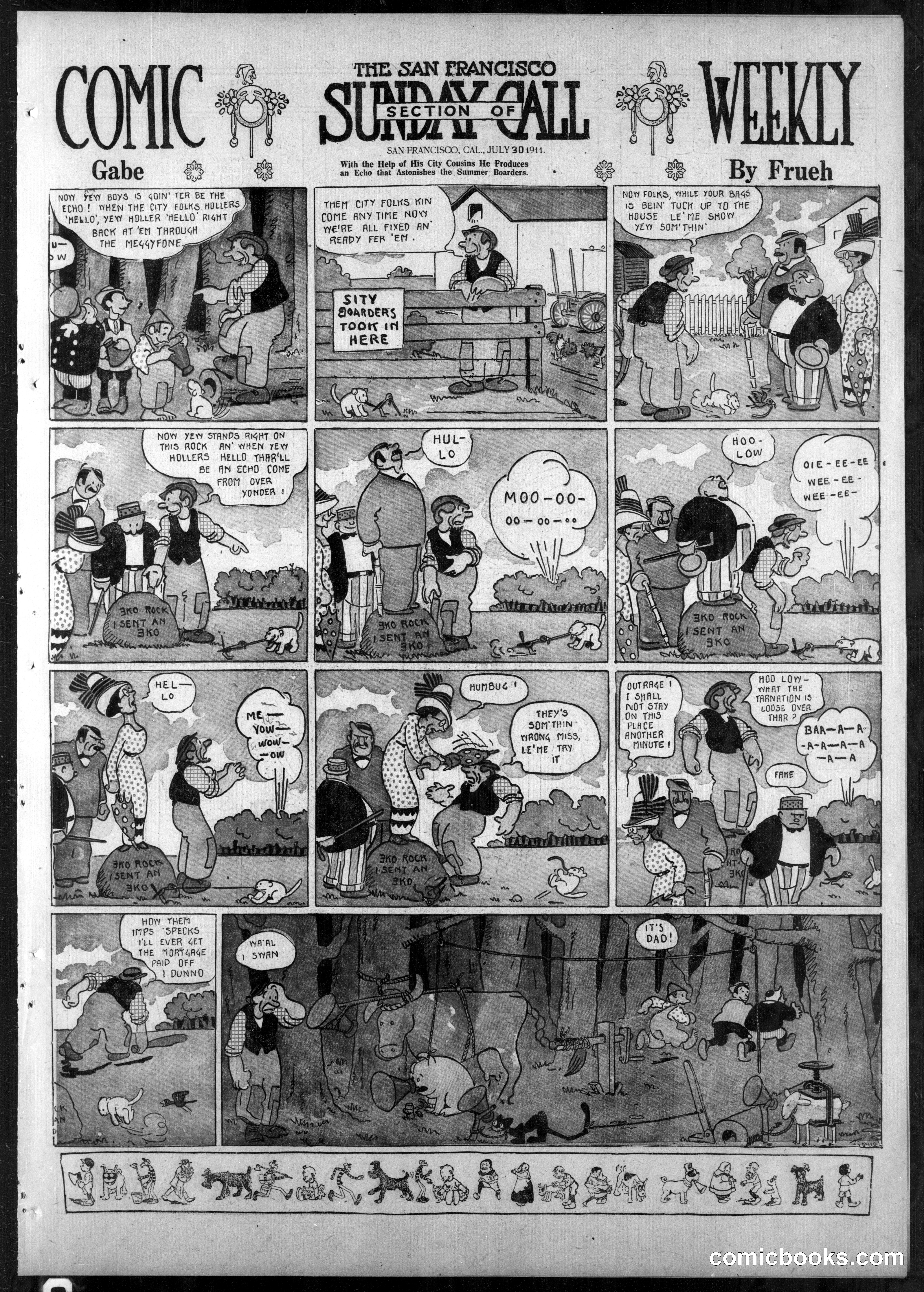 Comic Section, The San Francisco Call
