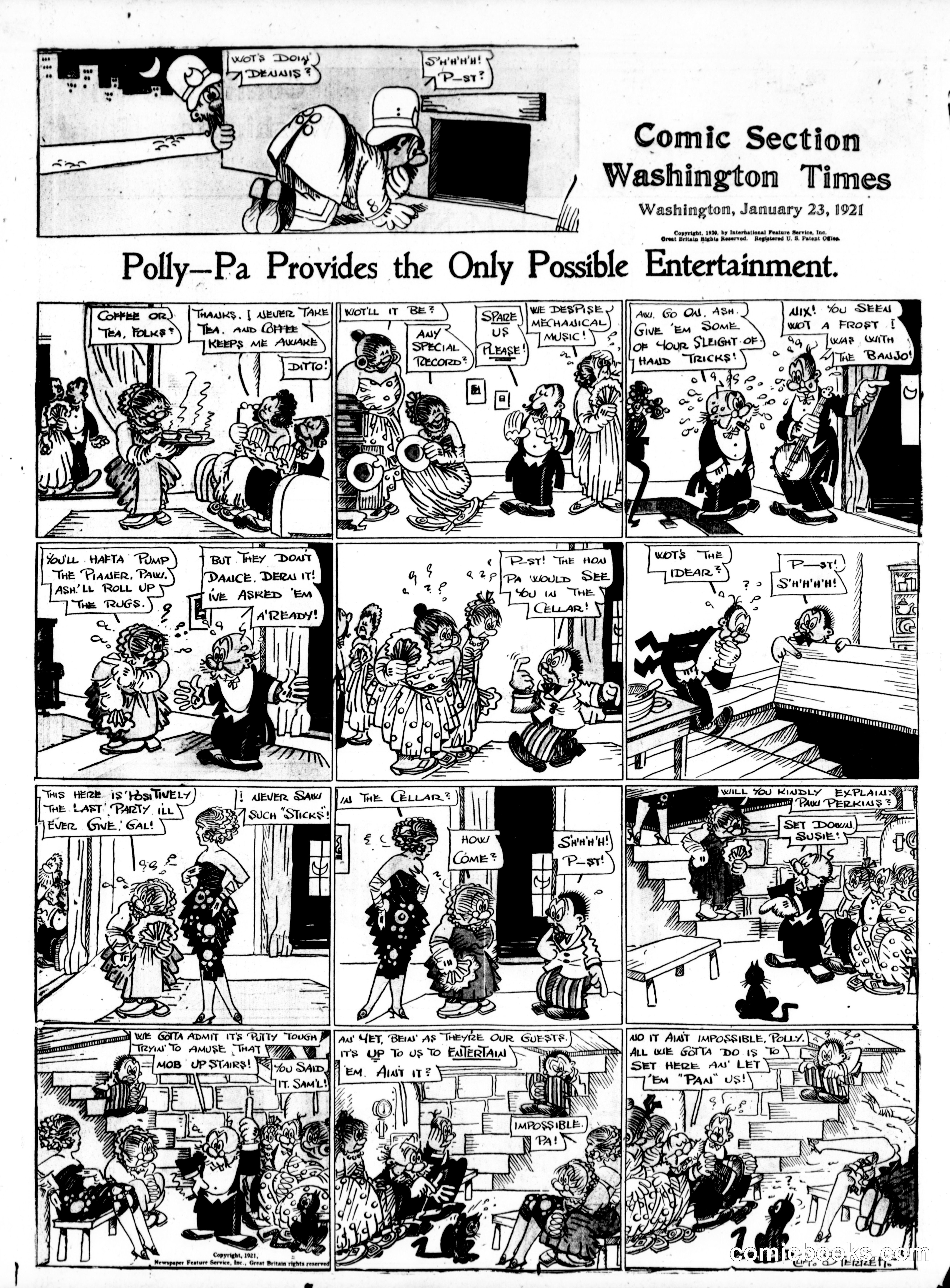Polly—Pa Provides the Only Possible Entertainment