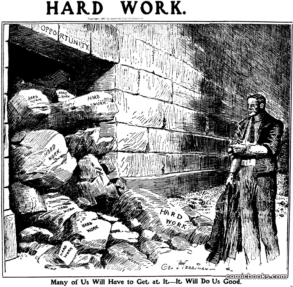 George Herriman, "Hard Work," 1907