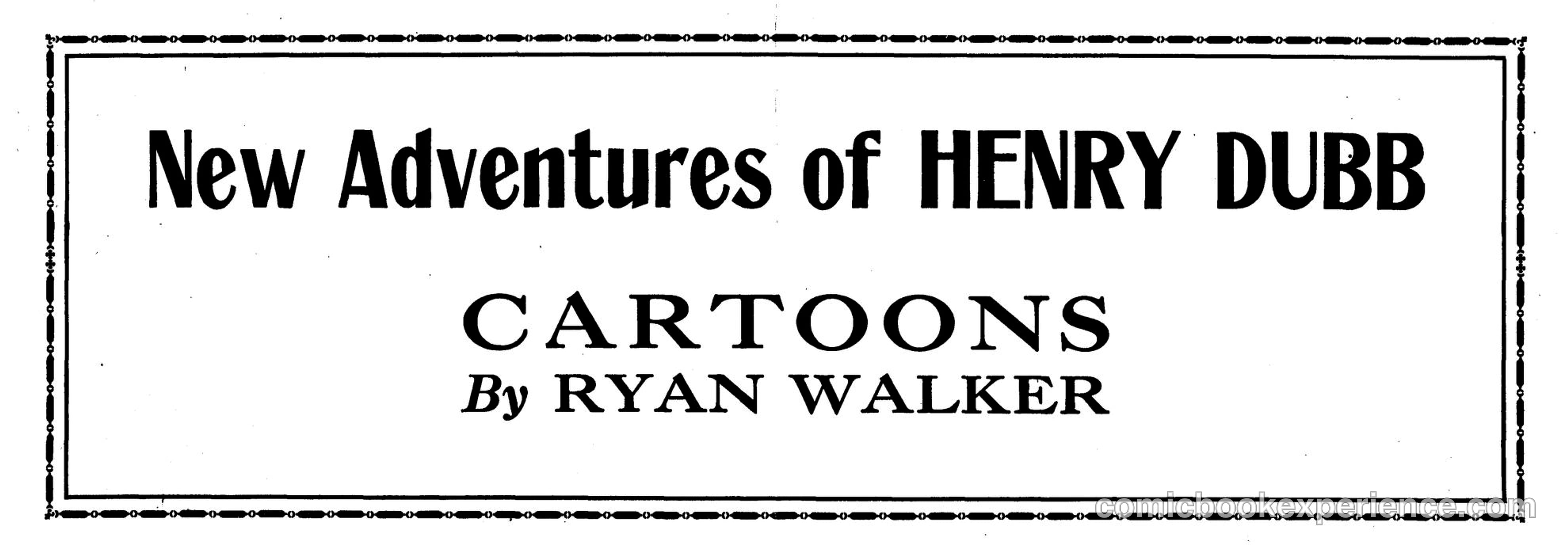New Adventures of Henry Dubb