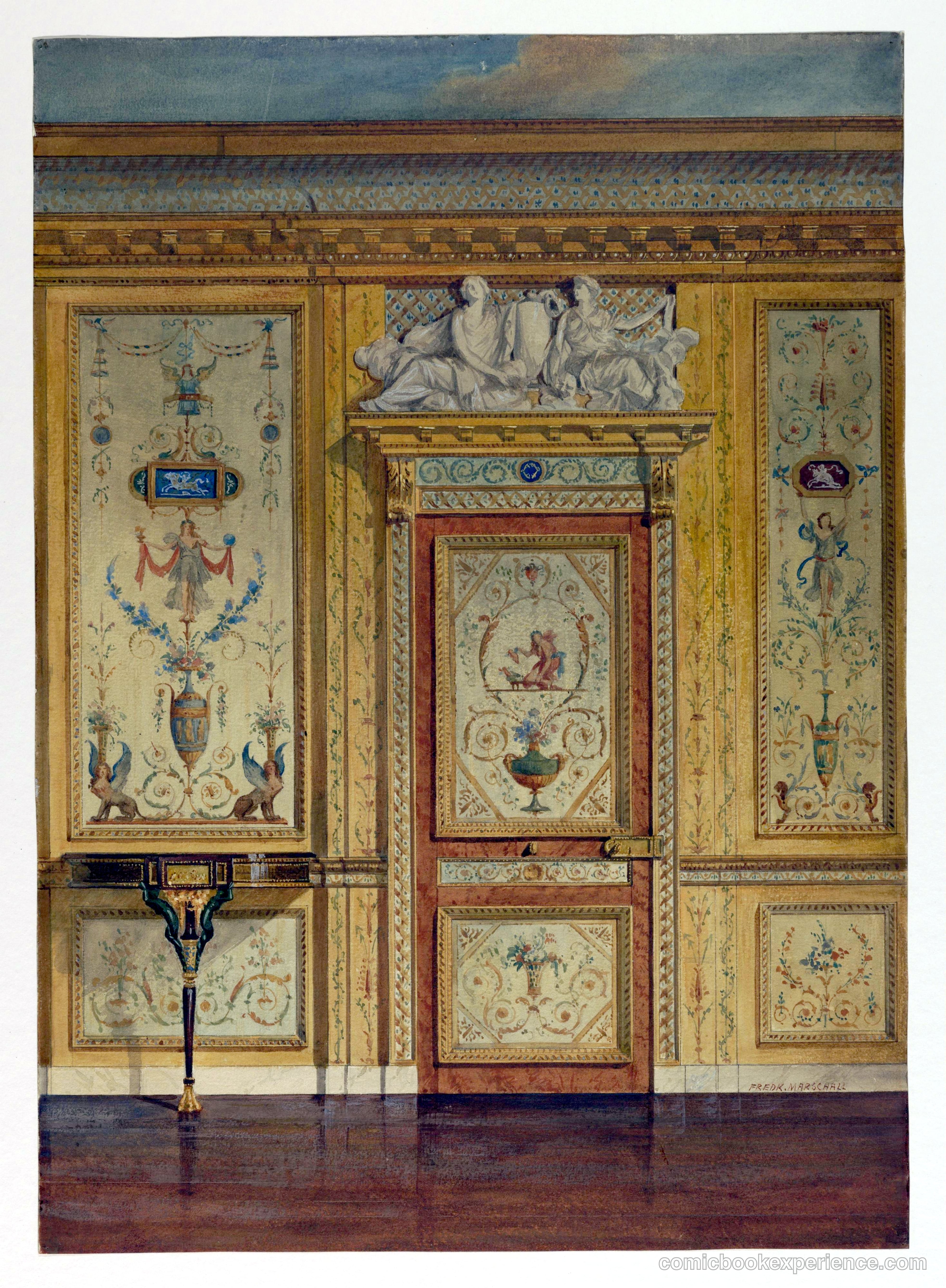 Rococo Interior Design Study
