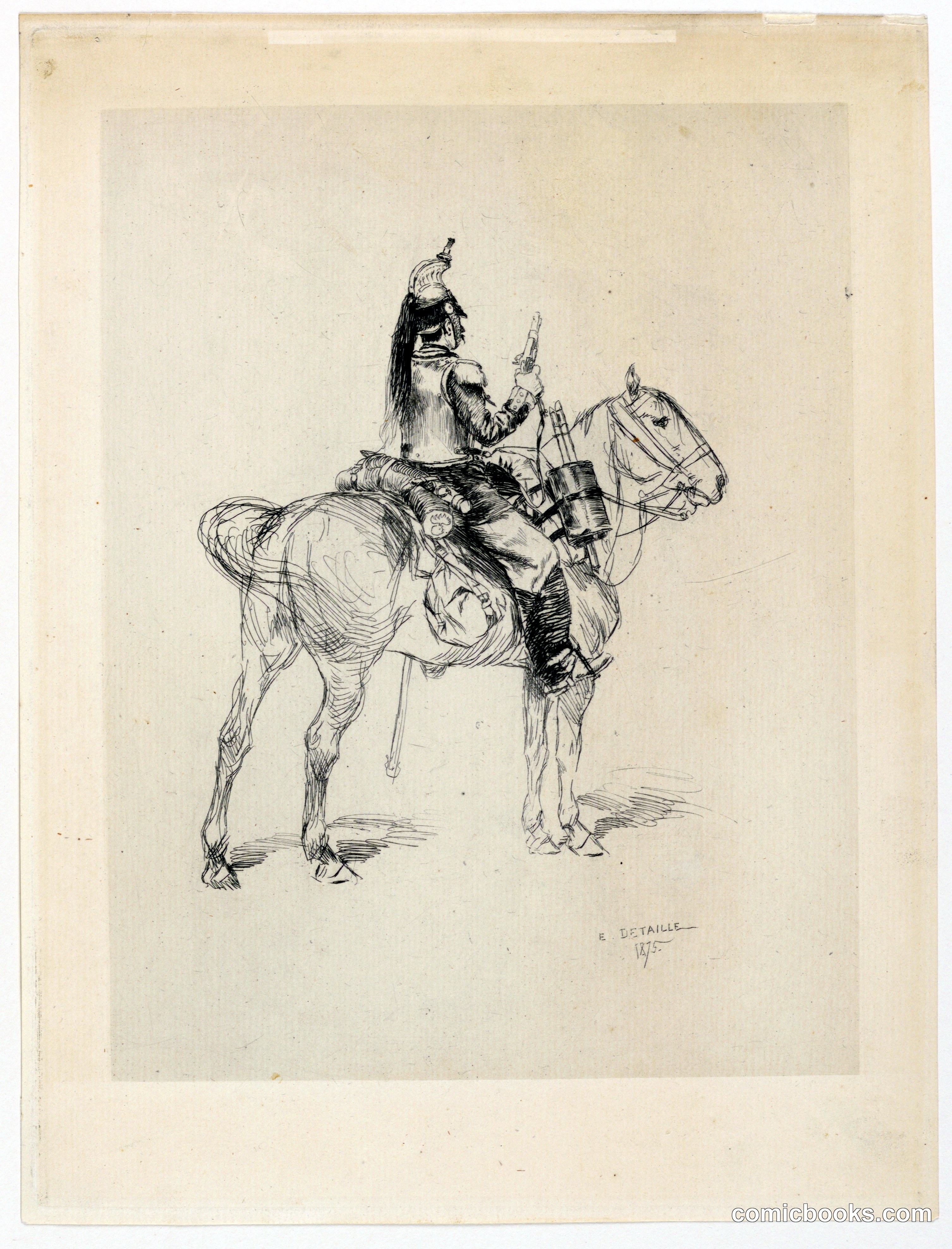 Tompette de chasseur a cheval