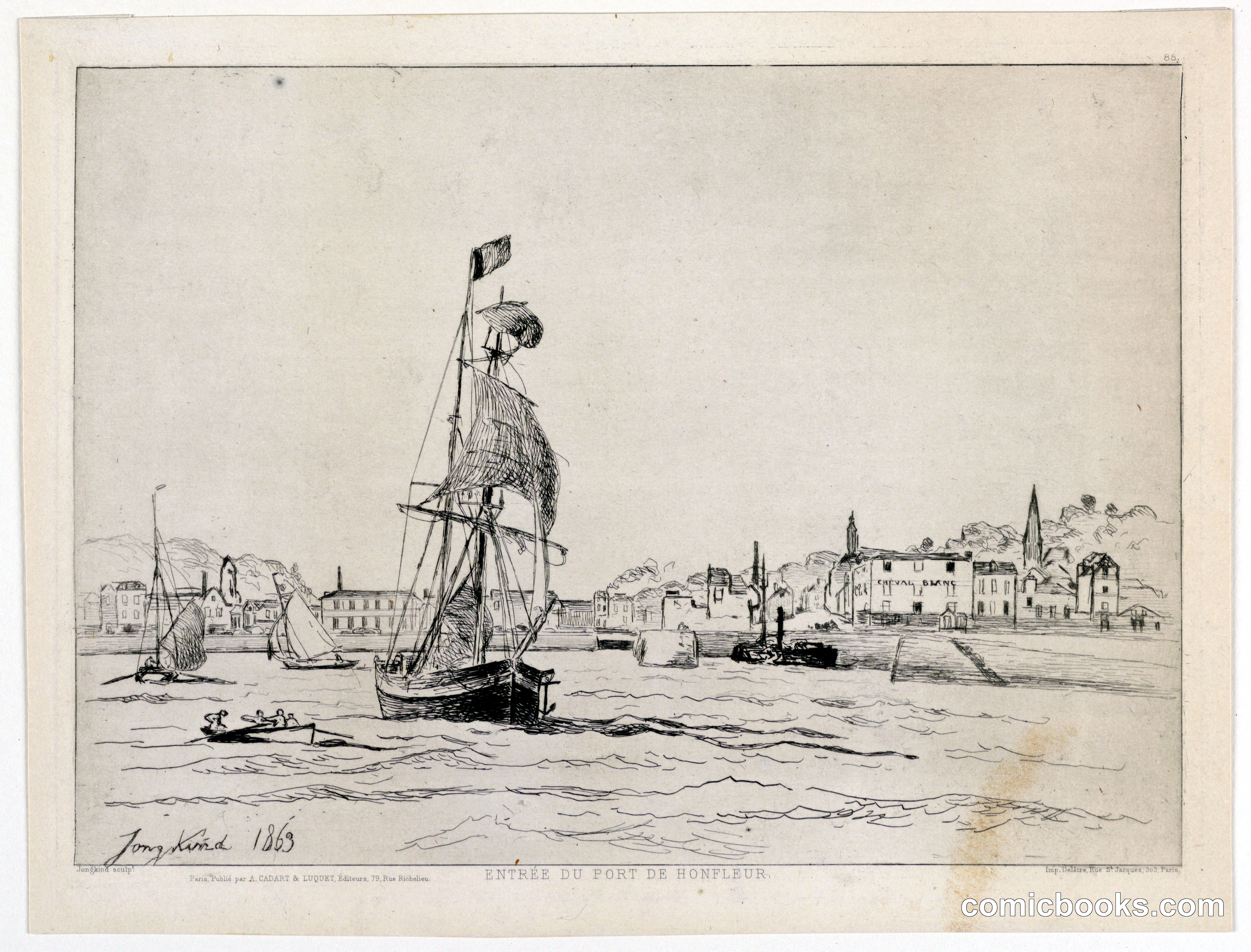 Entrée du Port de Honfleur
