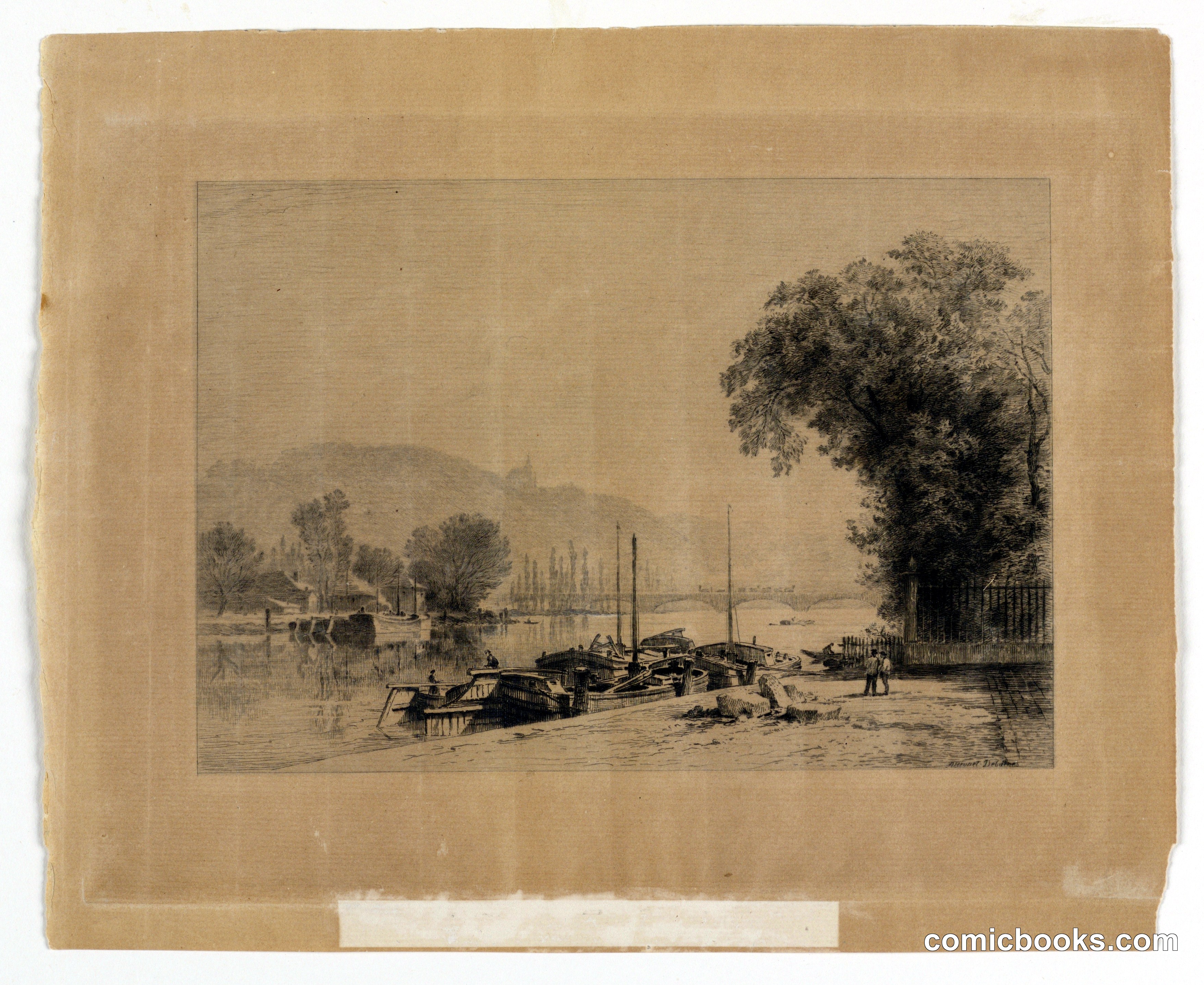 Les Bordes de la Seine à Rouen