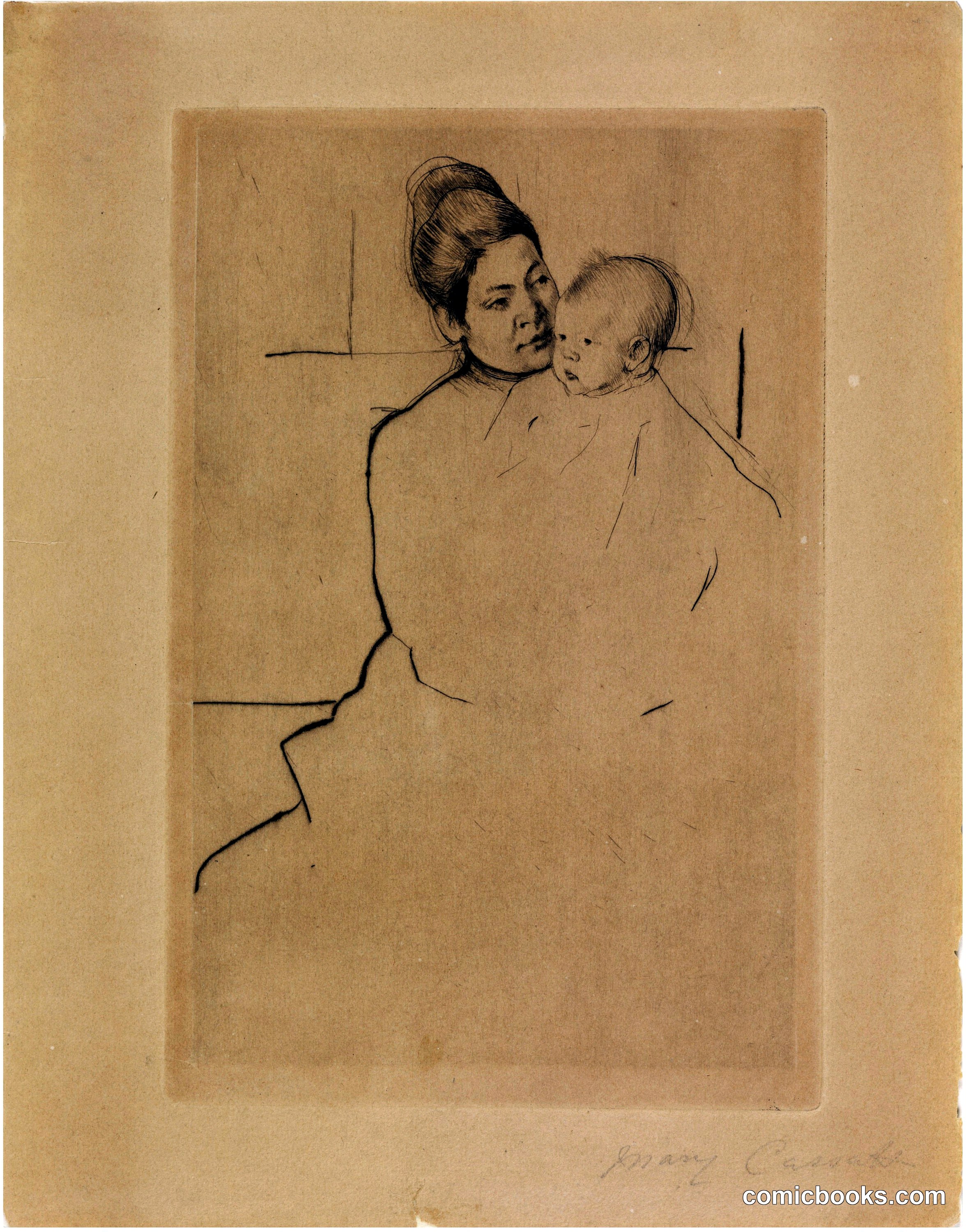 Gardner Held by His Mother