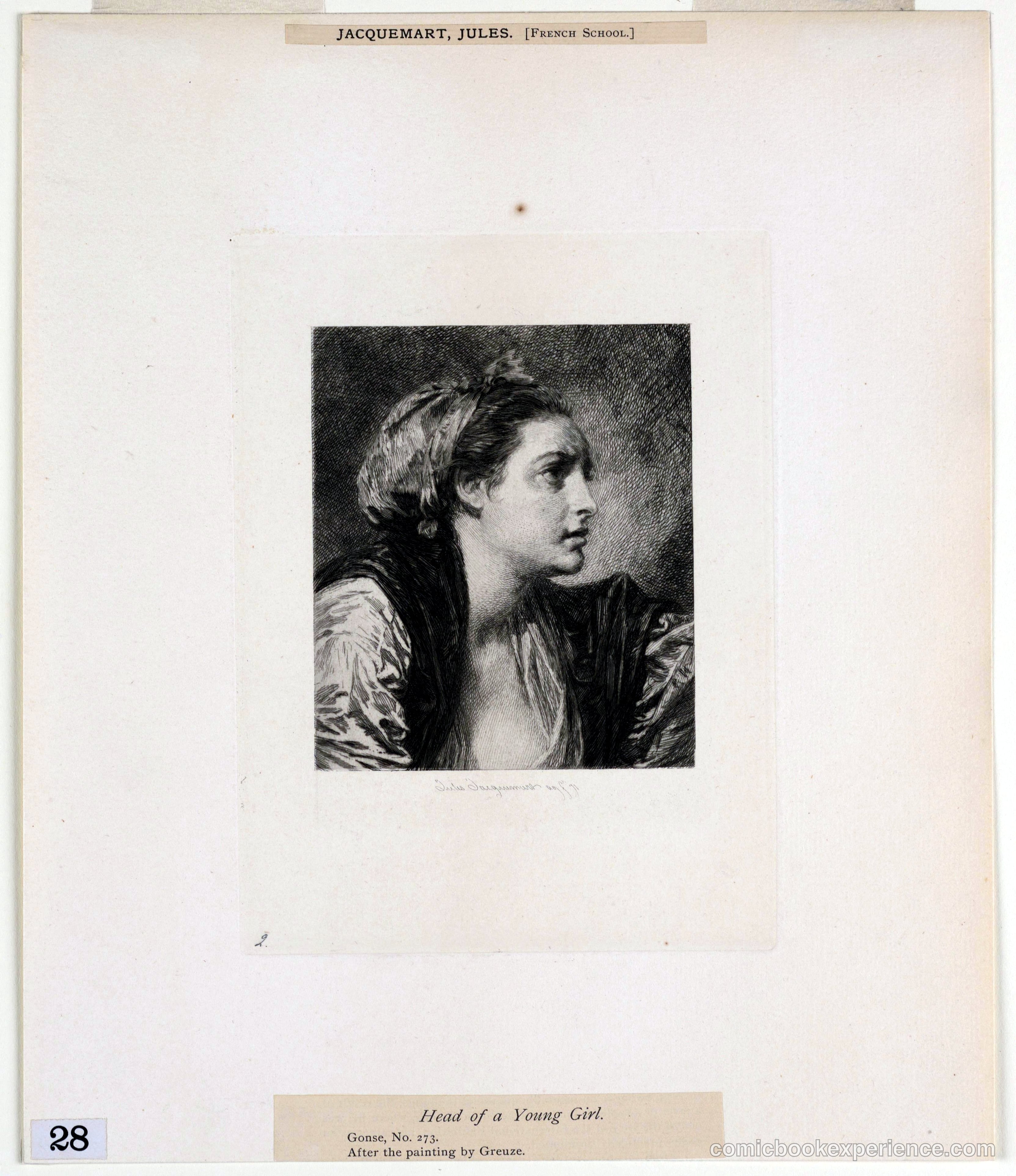 Head of a Young Girl