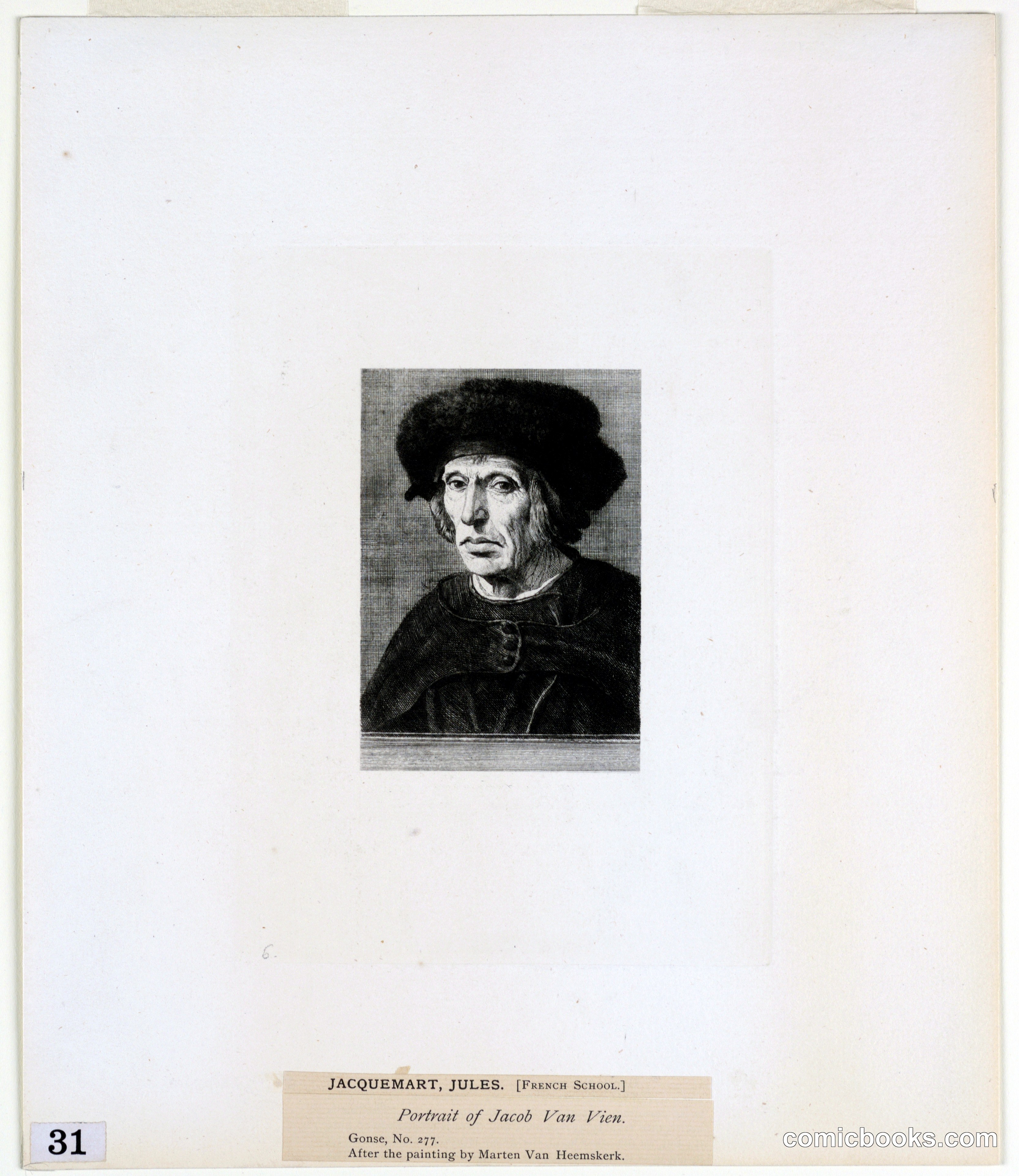 Portrait of Jacob van Vien