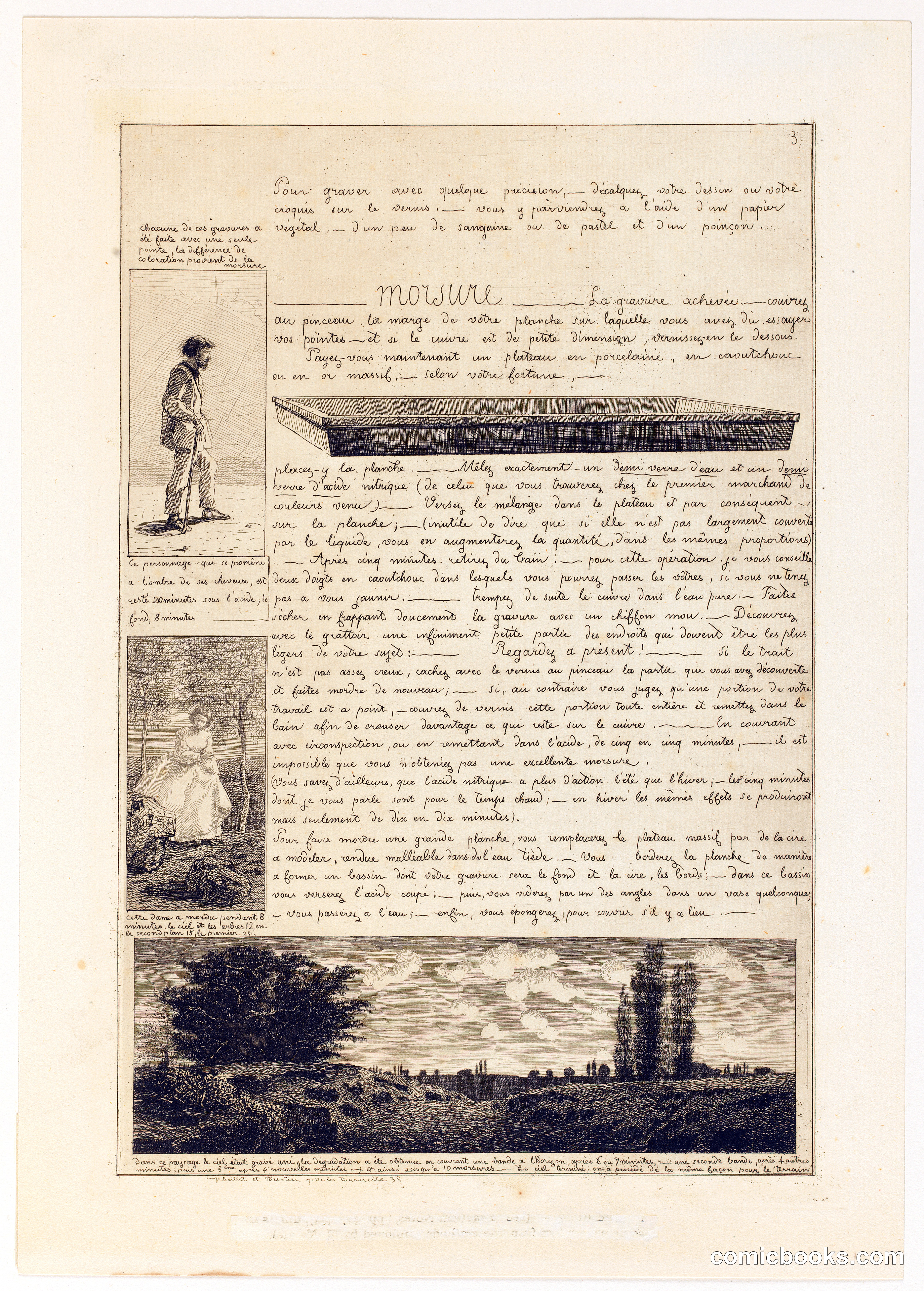 Lettre sur les Éléments de la Gravure à l'Eau-forte