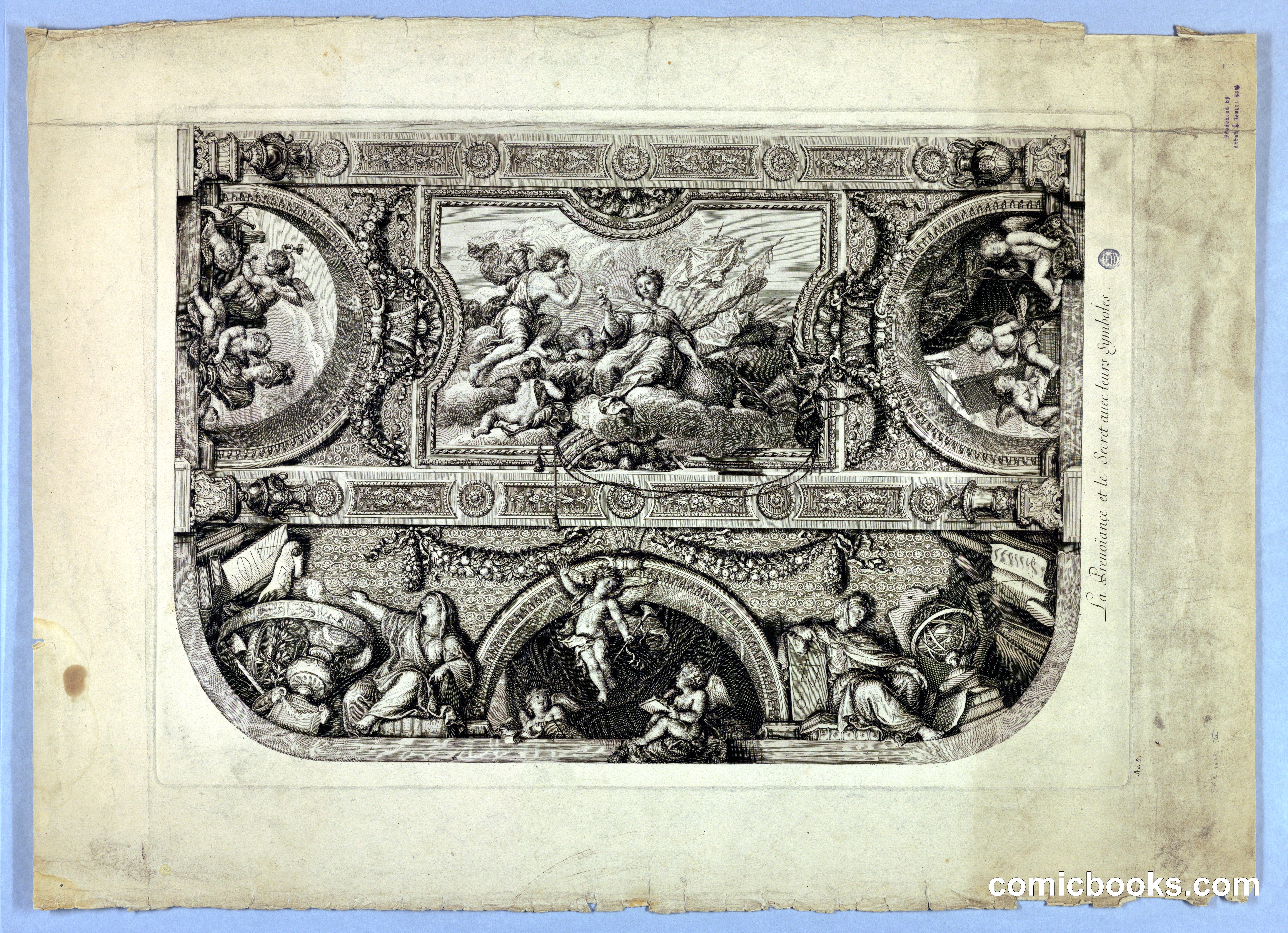 Decorations by Lebrun and Mignard at the Palace of Versailles