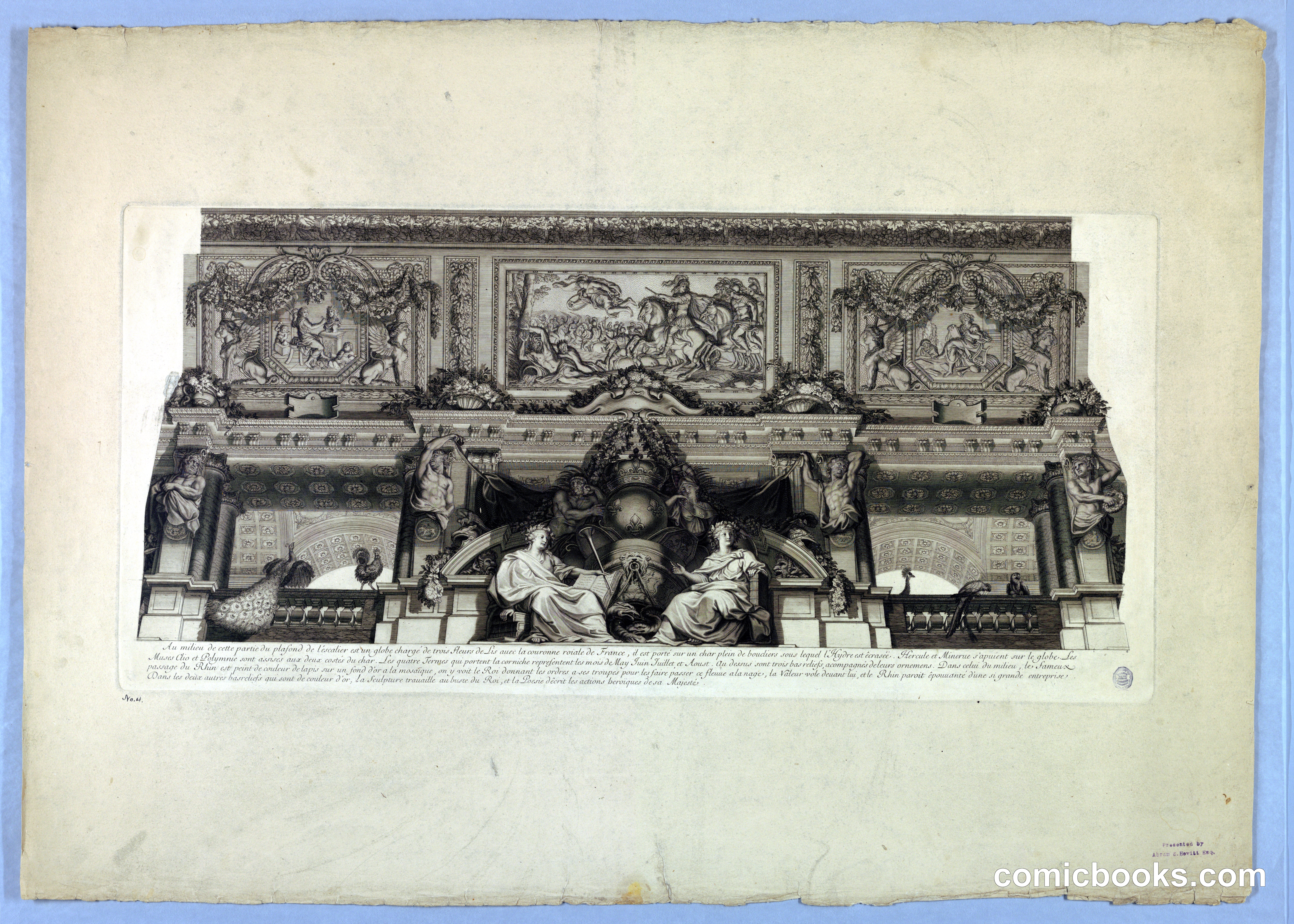 Decorations by Lebrun and Mignard at the Palace of Versailles