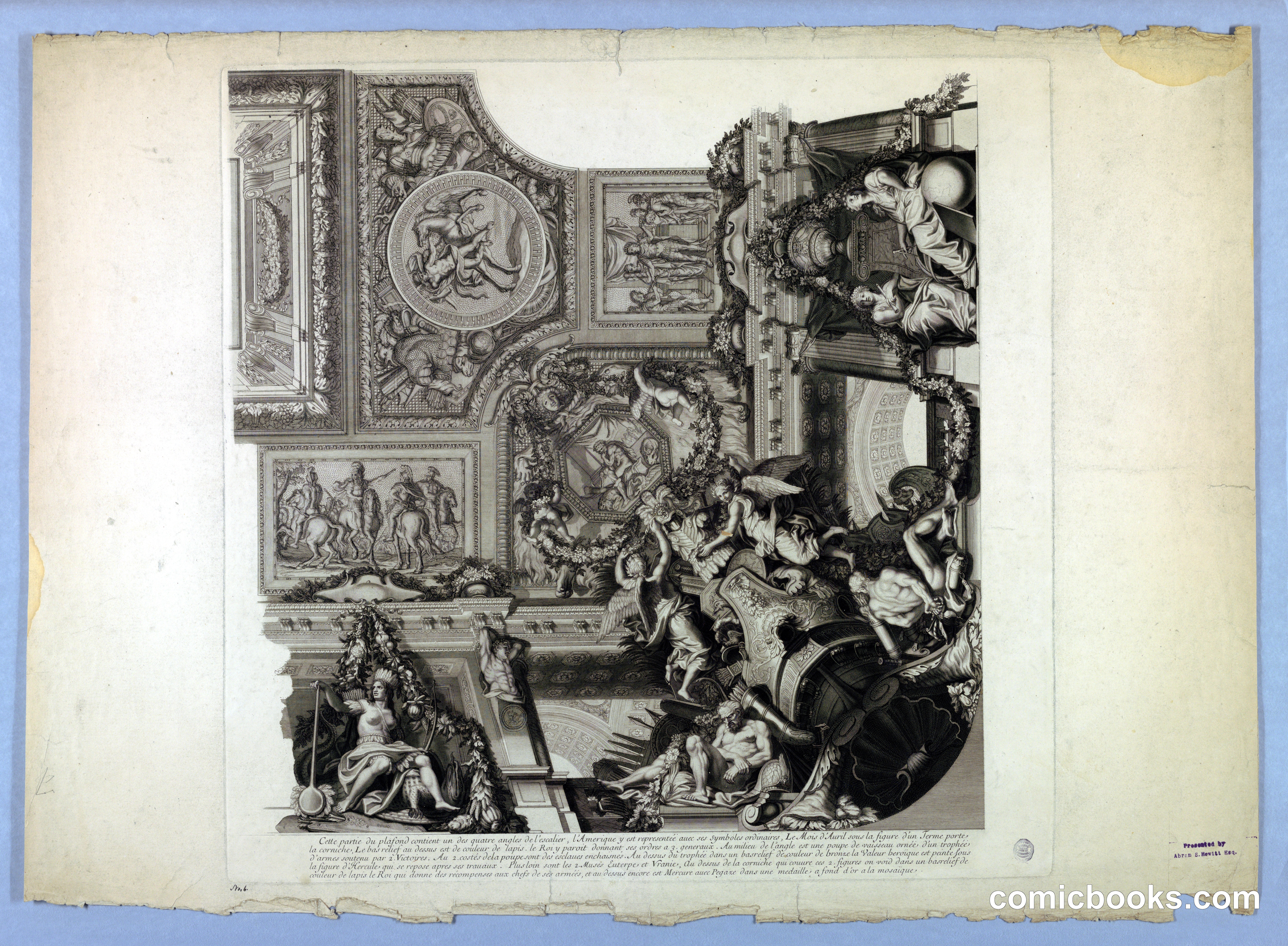 Decorations by Lebrun and Mignard at the Palace of Versailles