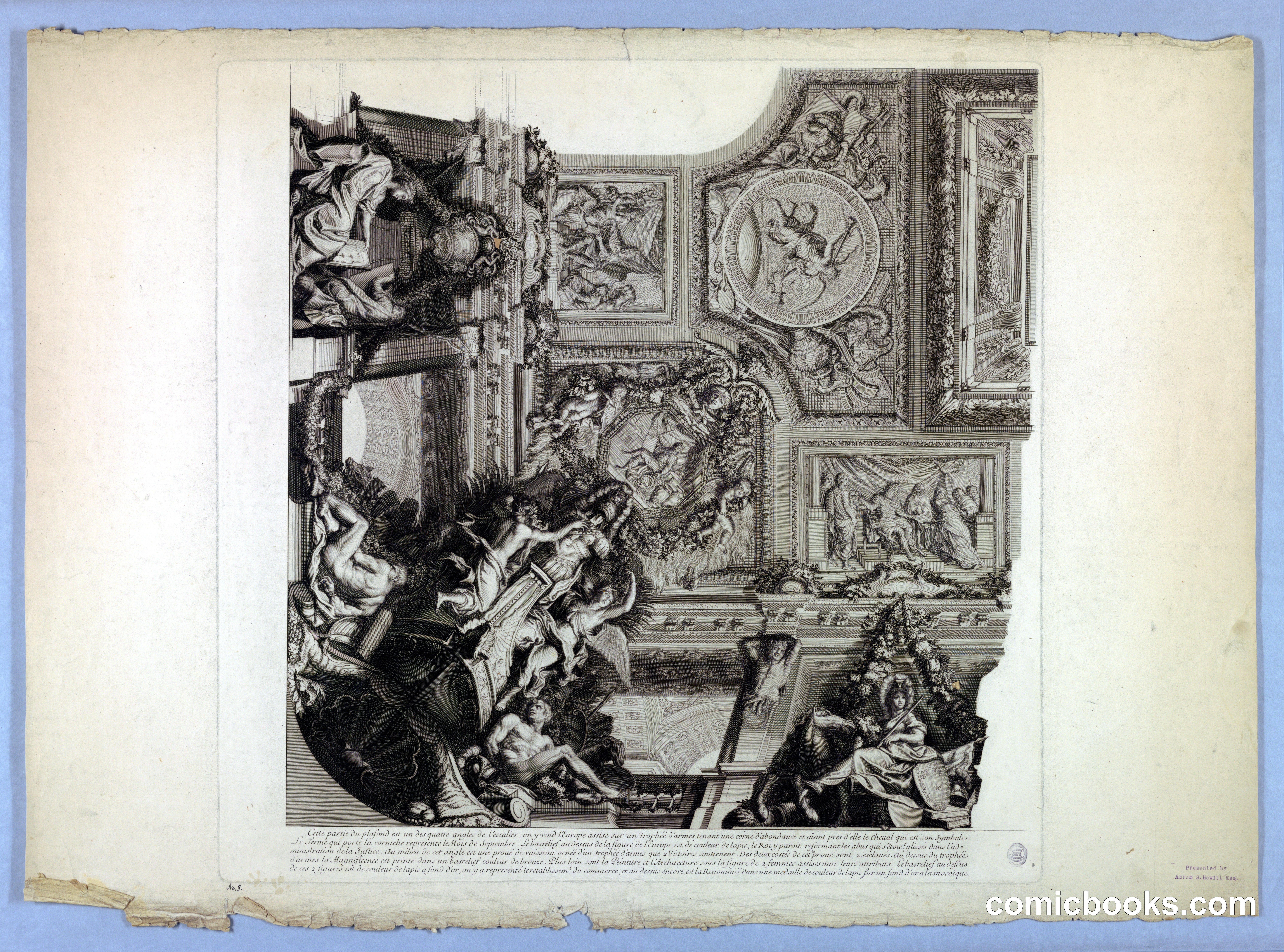 Decorations by Lebrun and Mignard at the Palace of Versailles