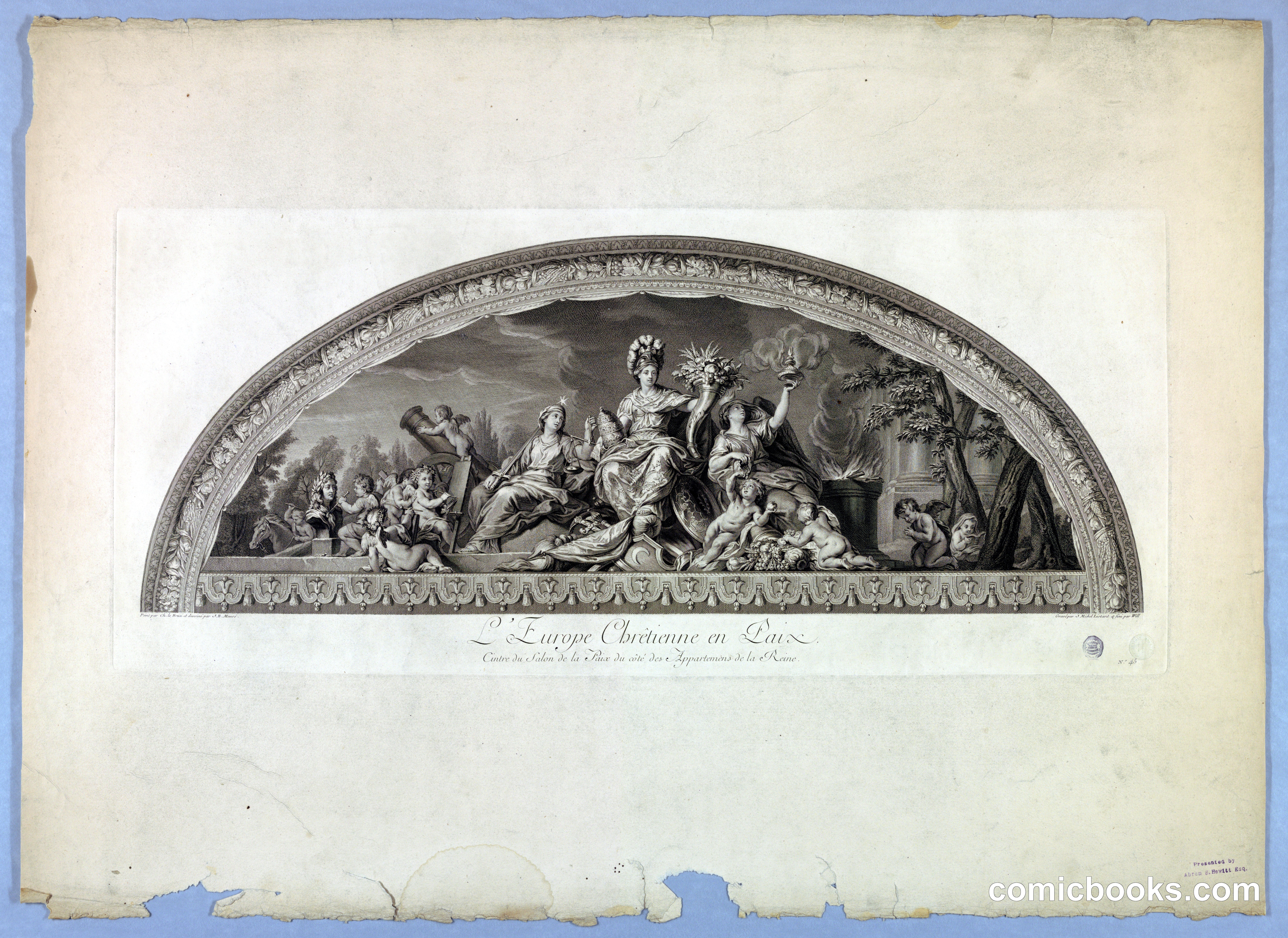 Decorations by Lebrun and Mignard at the Palace of Versailles