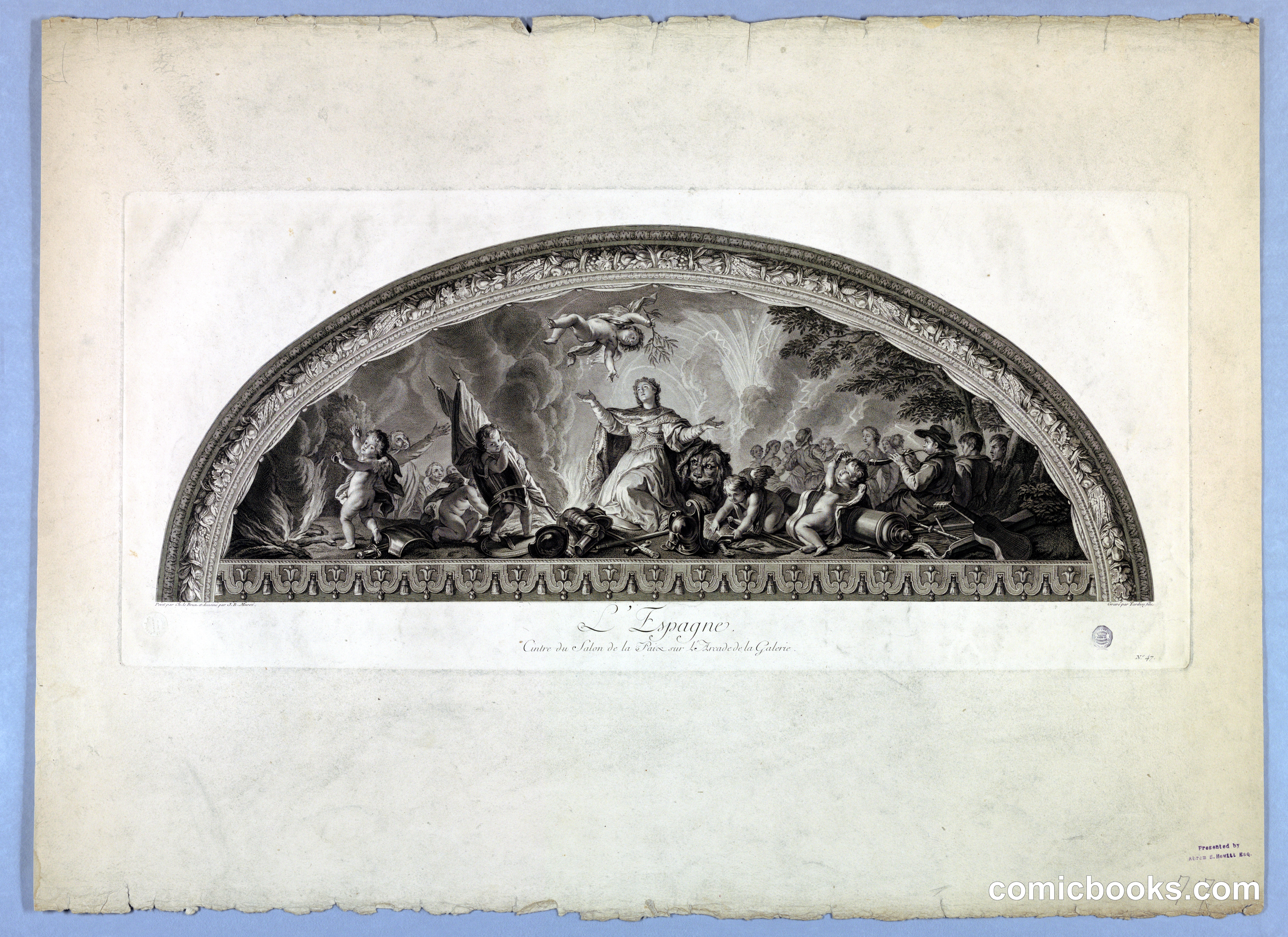 Decorations by Lebrun and Mignard at the Palace of Versailles