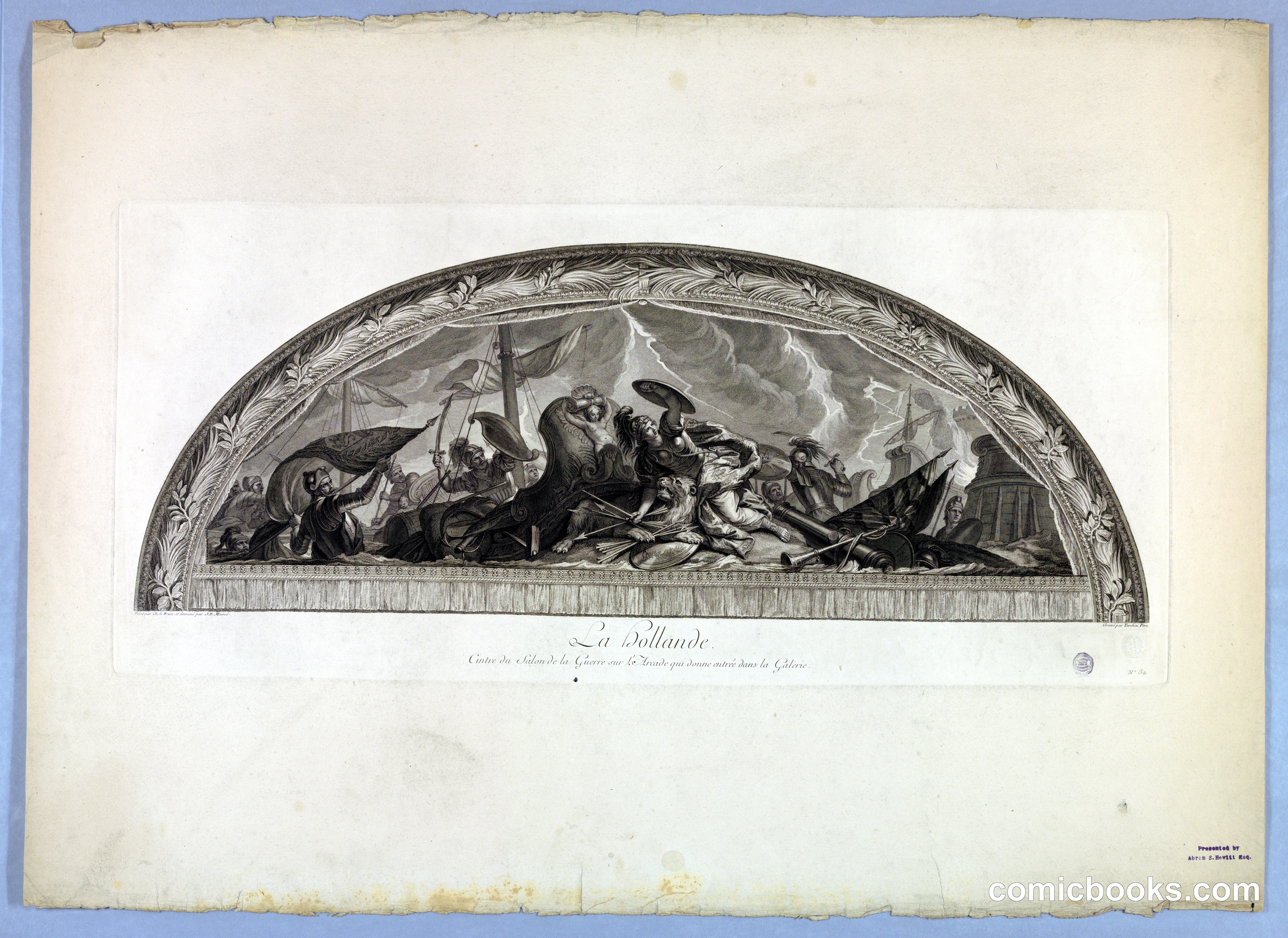 La Hollande: Ceiling Decoration at Versailles