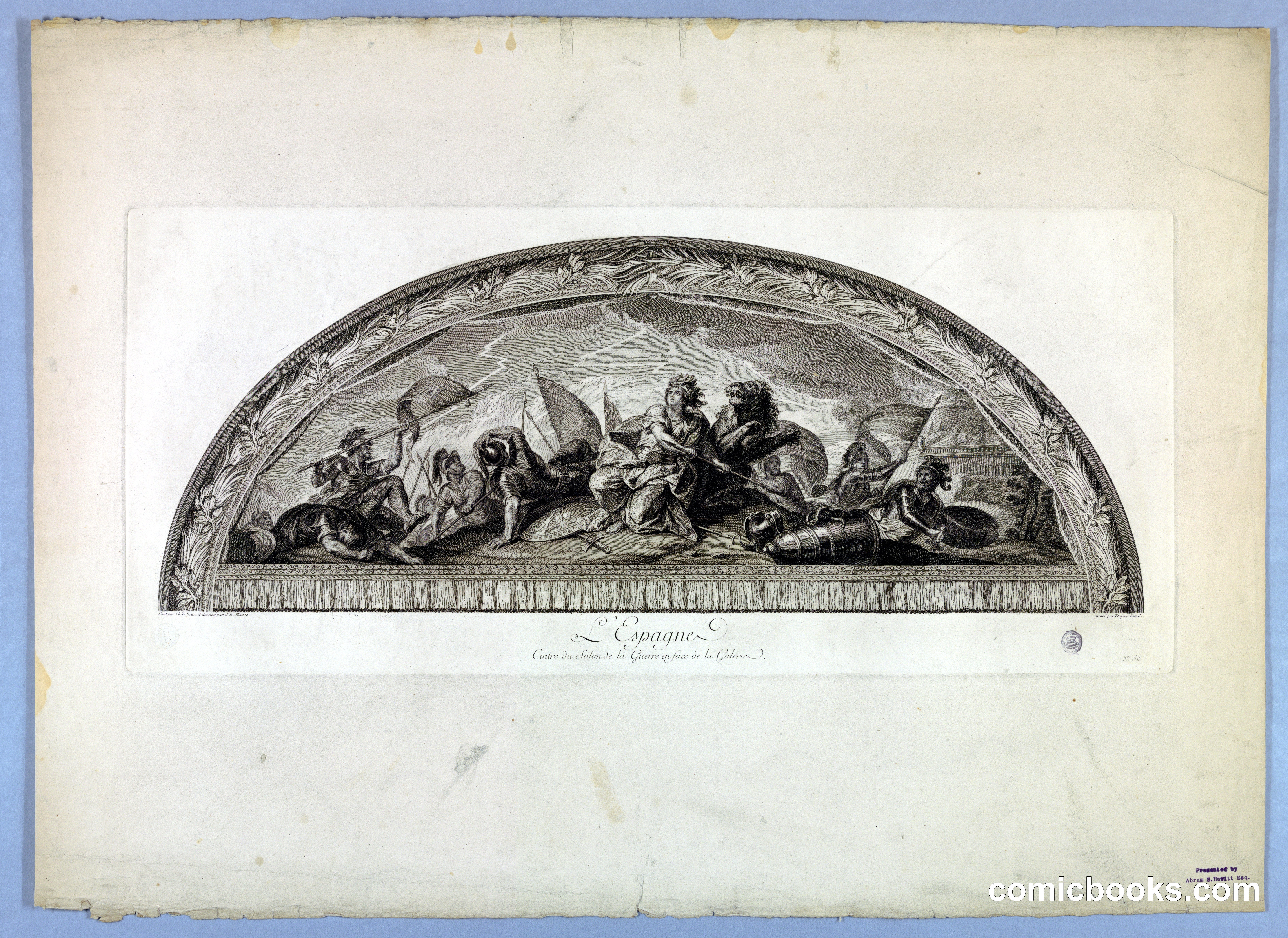 Decorations by Lebrun and Mignard at the Palace of Versailles