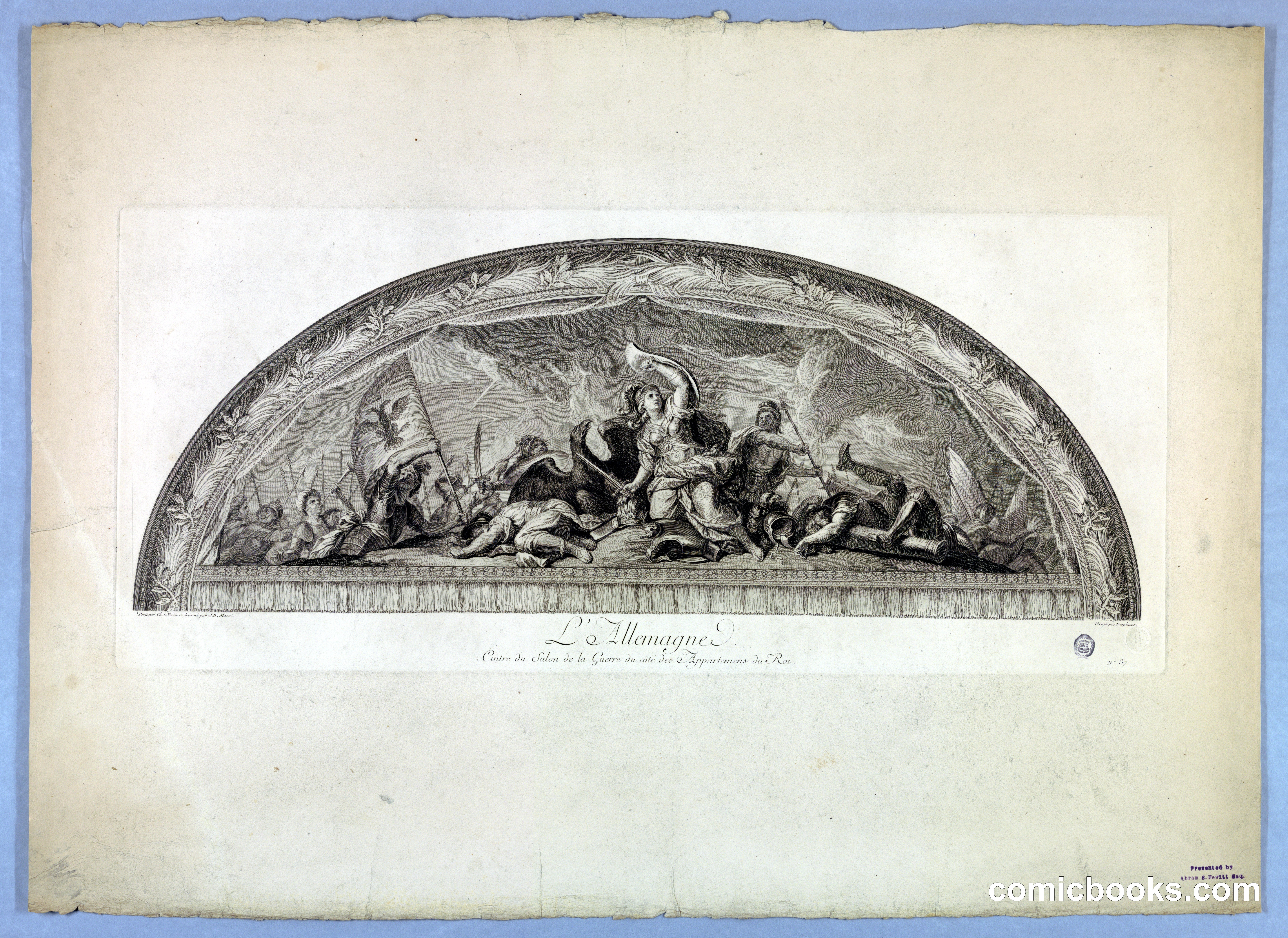 Decorations by Lebrun and Mignard at the Palace of Versailles