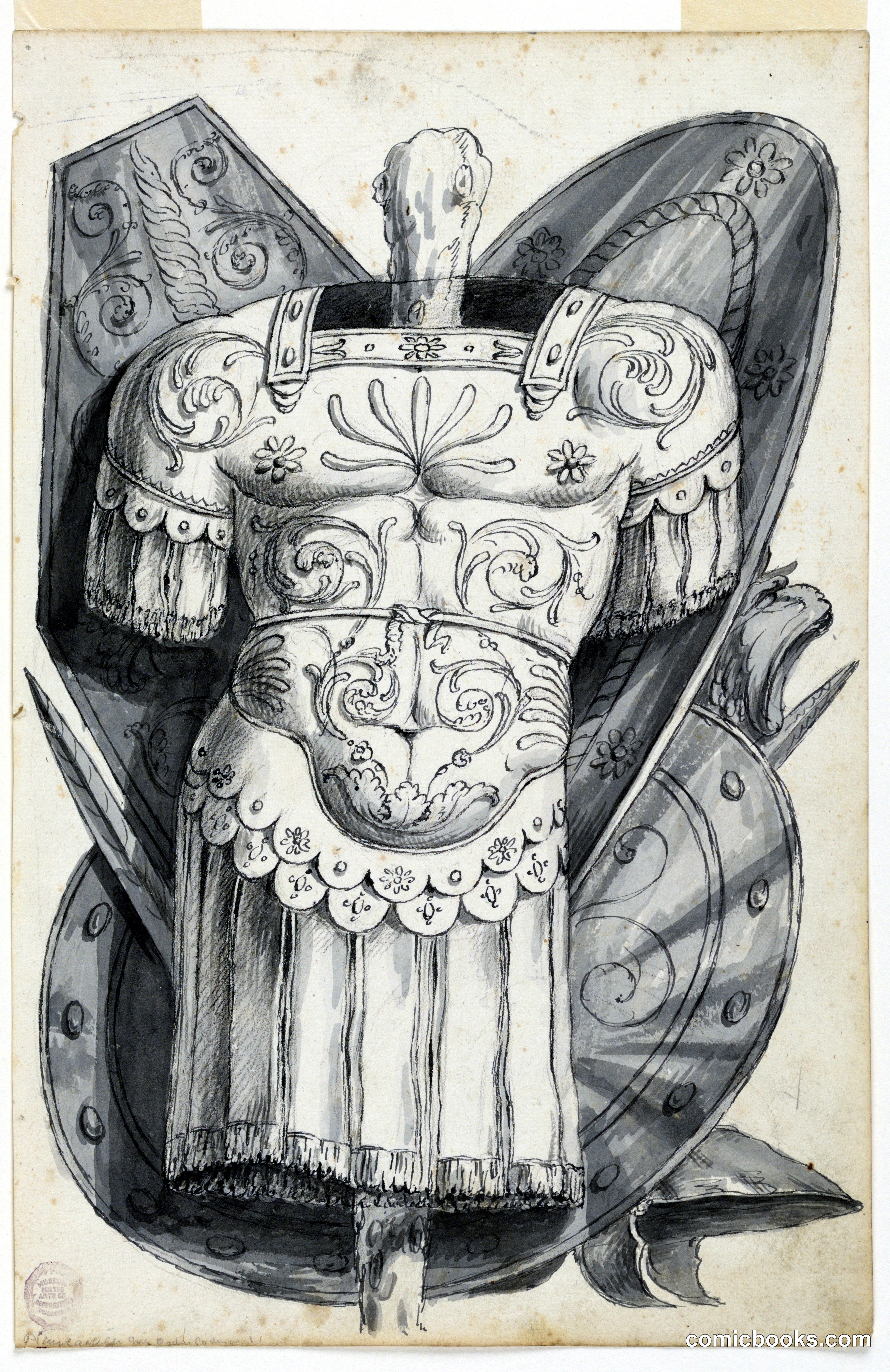 Trophy with Weapons