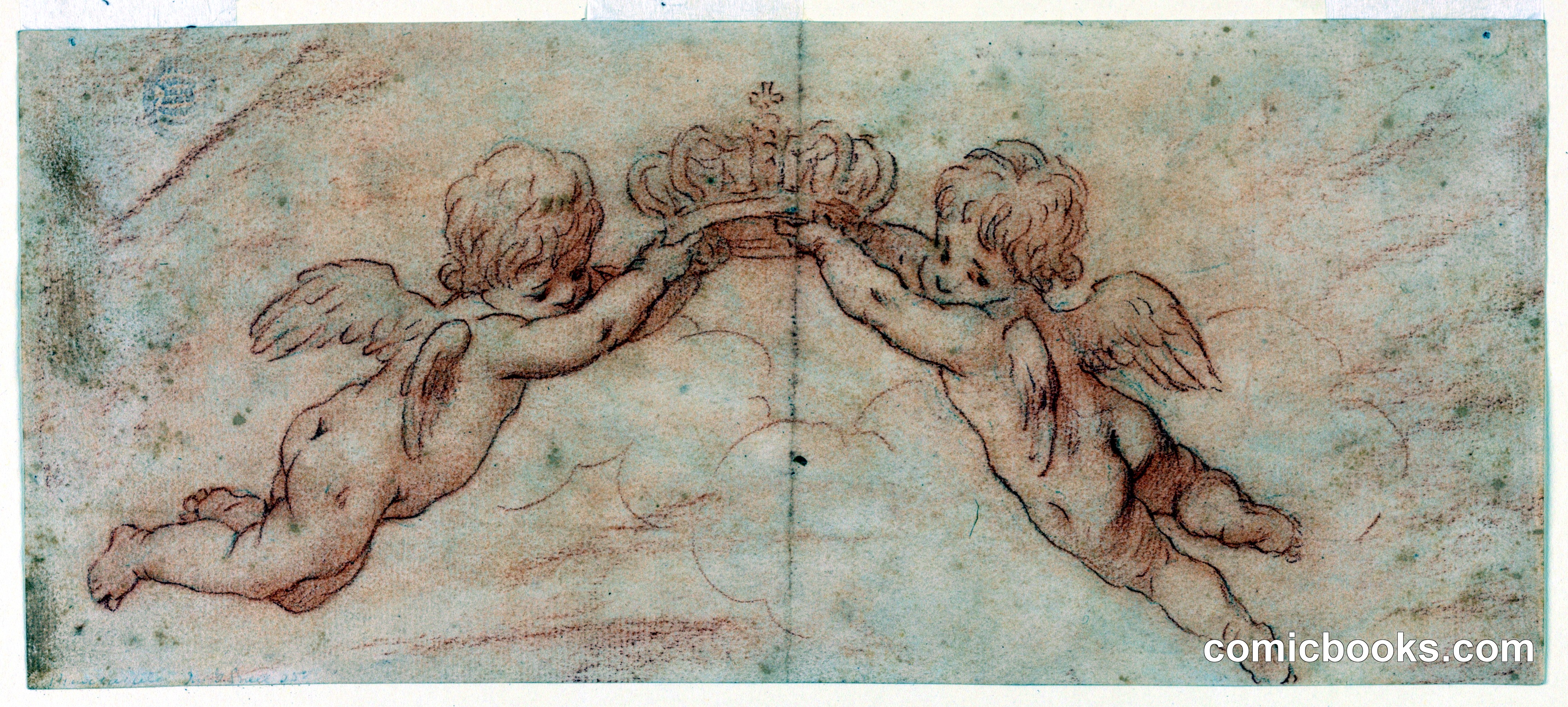 Putti with Crown