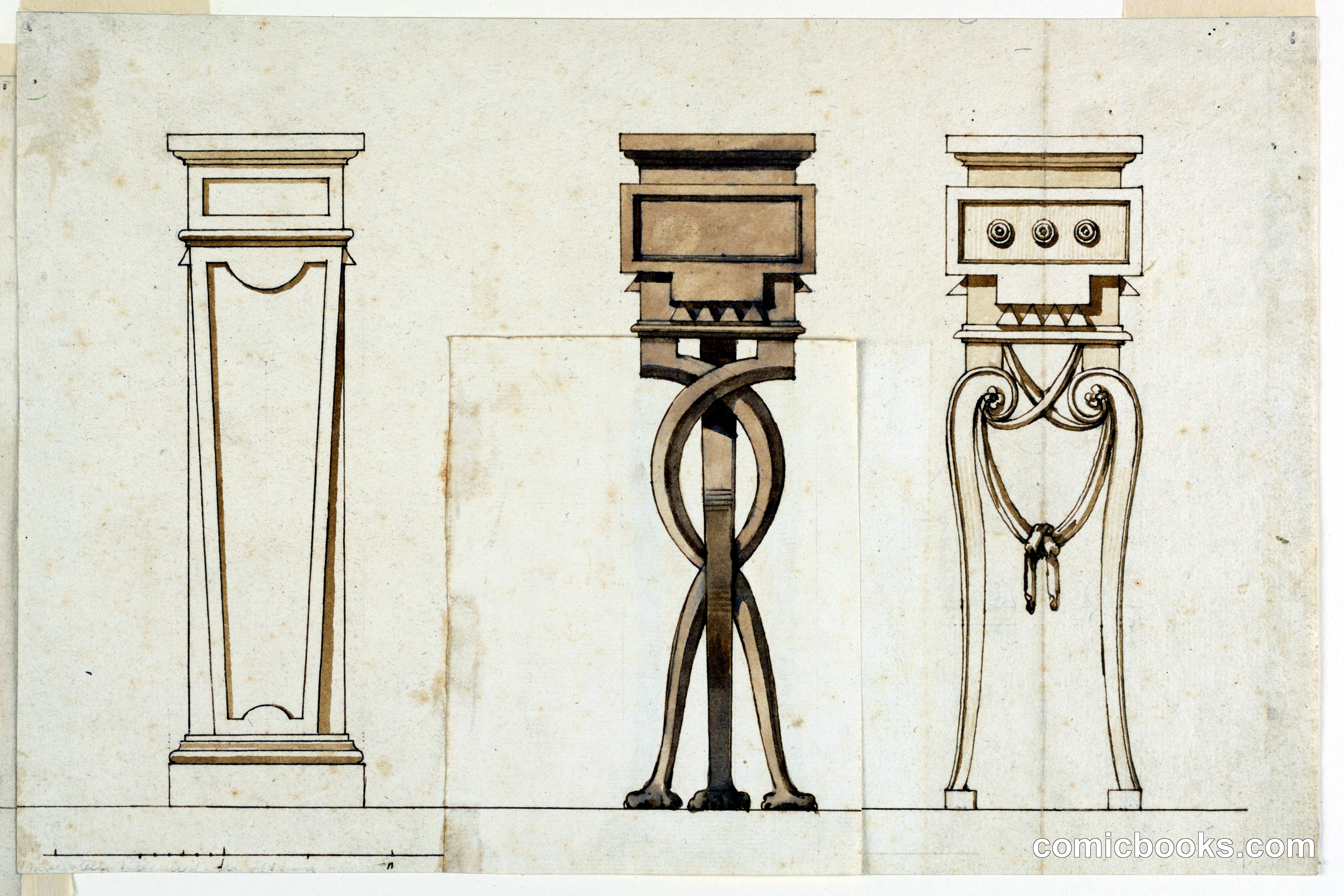 Designs for a Wooden Pedestal