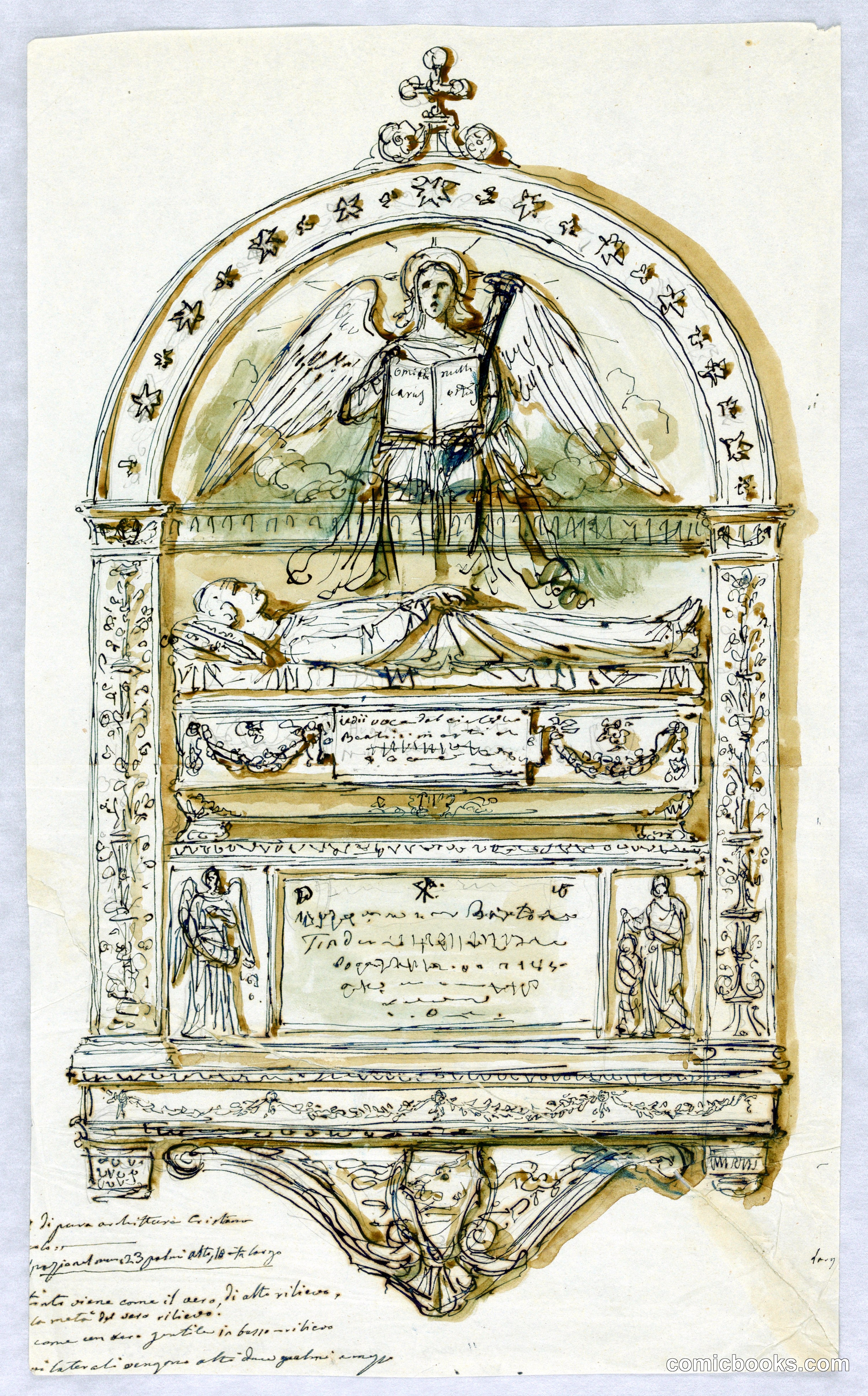 Project for an Epitaph in High Relief