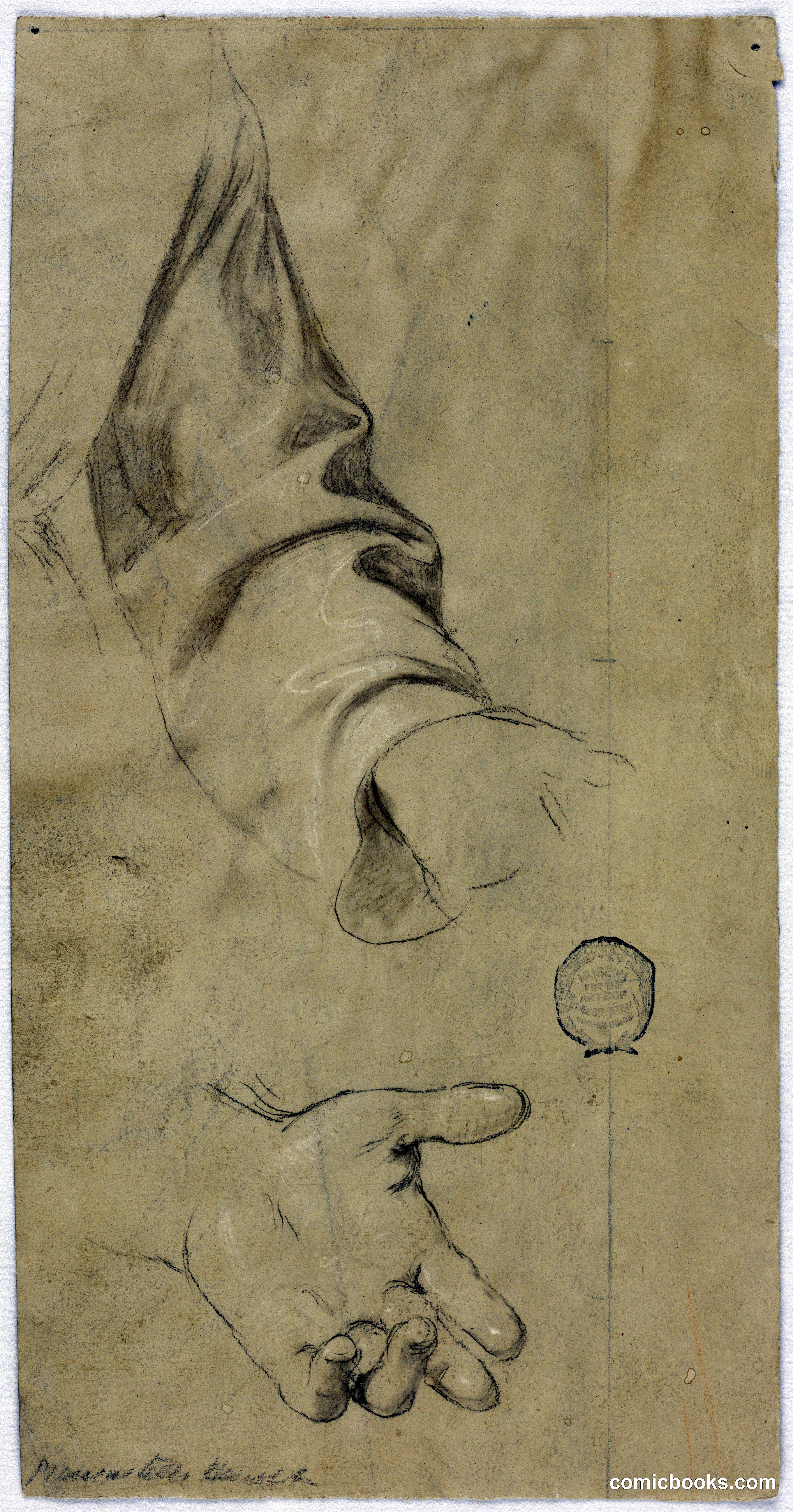 Study of a Monk's Arm and Hand