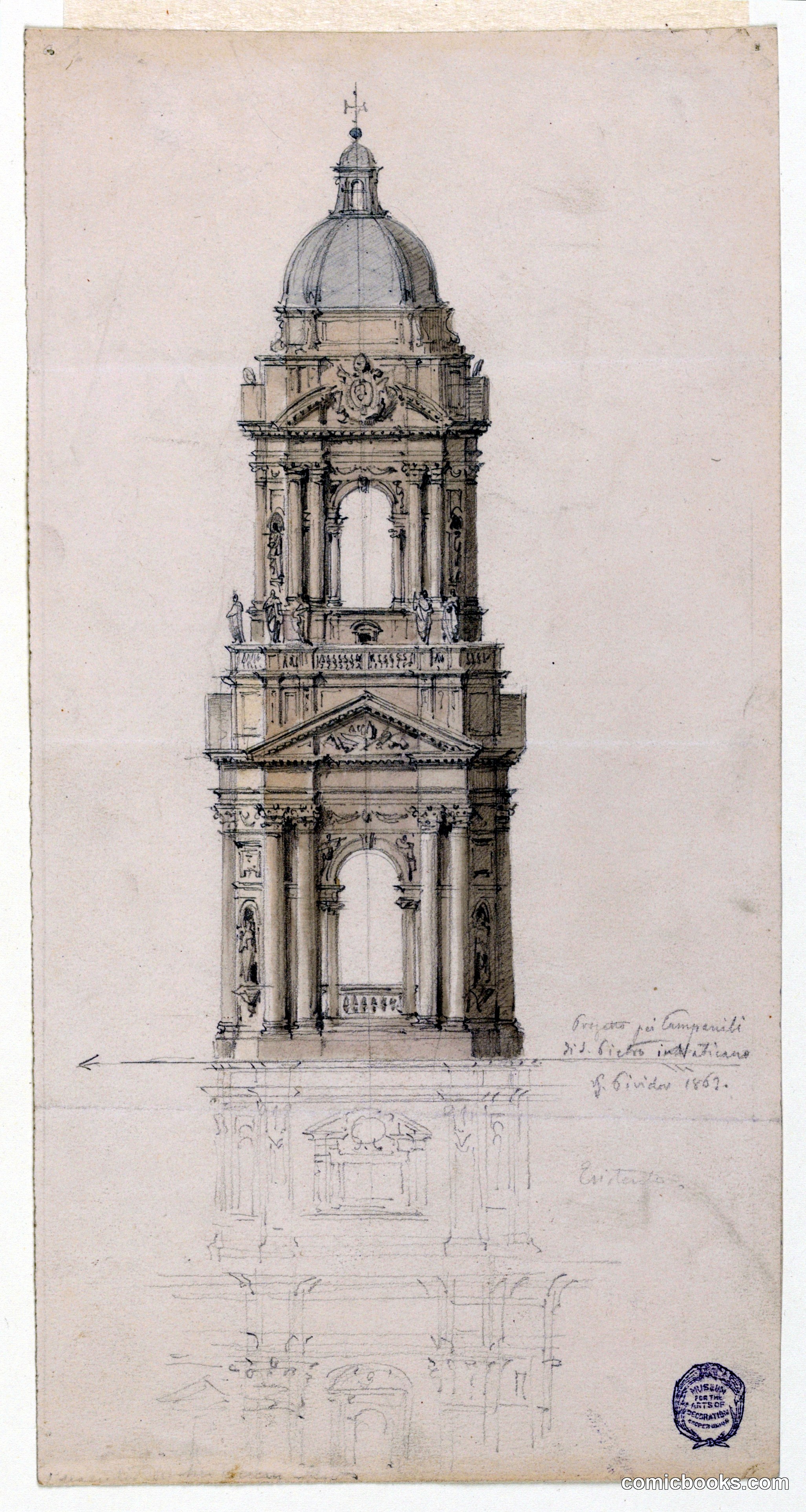 Architectural Study for a Belltower