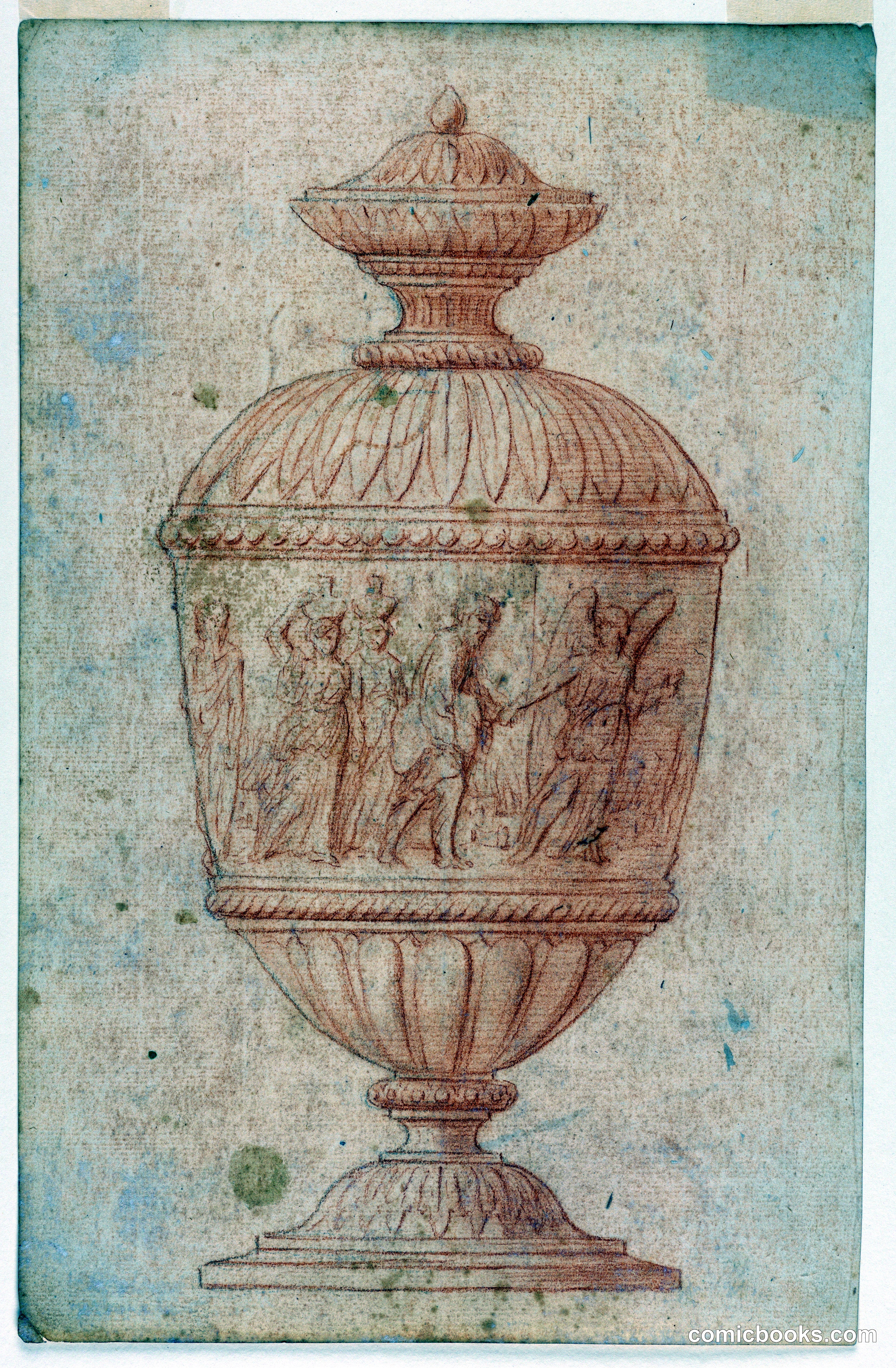 Urn with the Representation of the Salvation of Lot