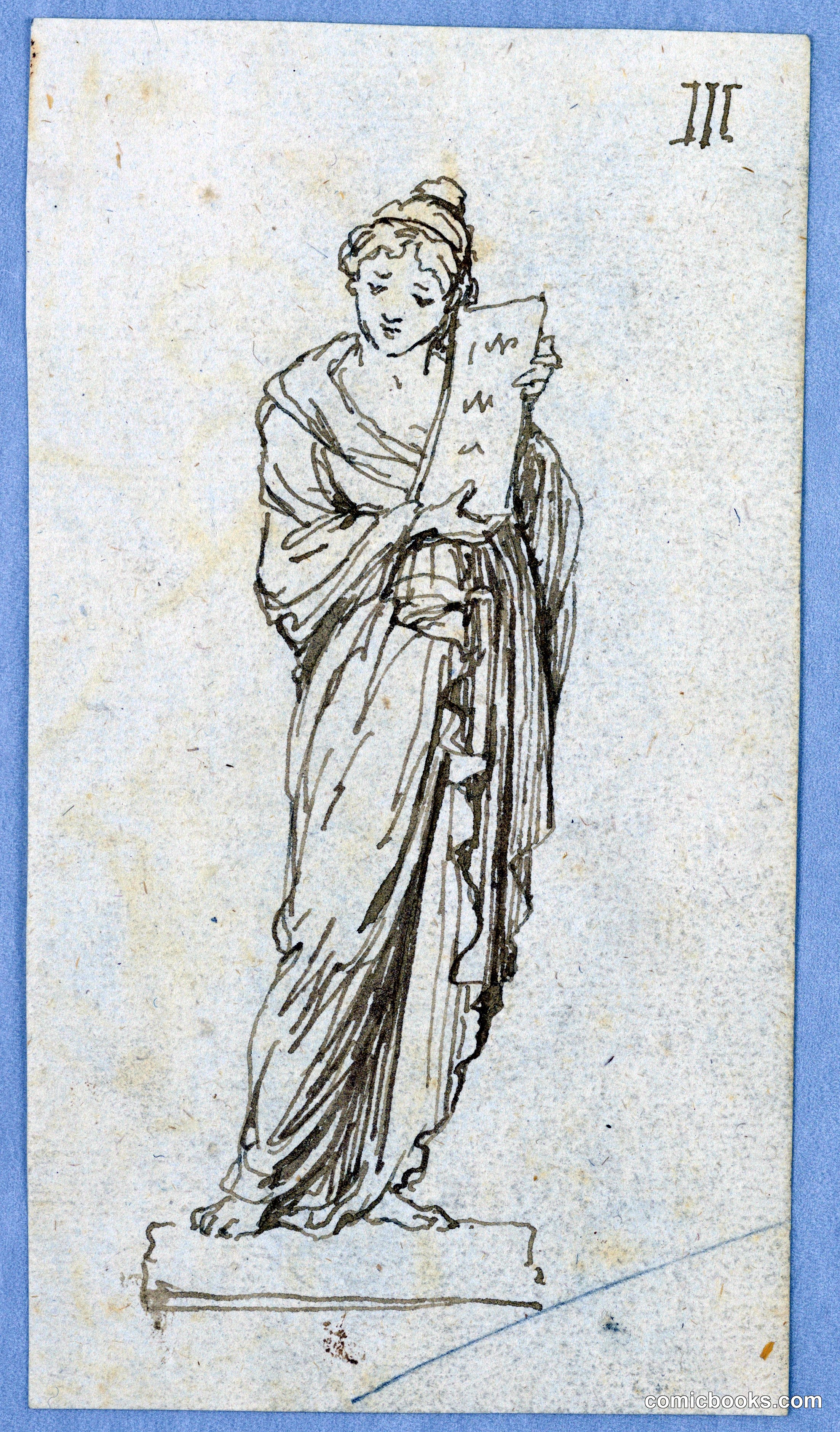 Sketch of an Allegorical Statue