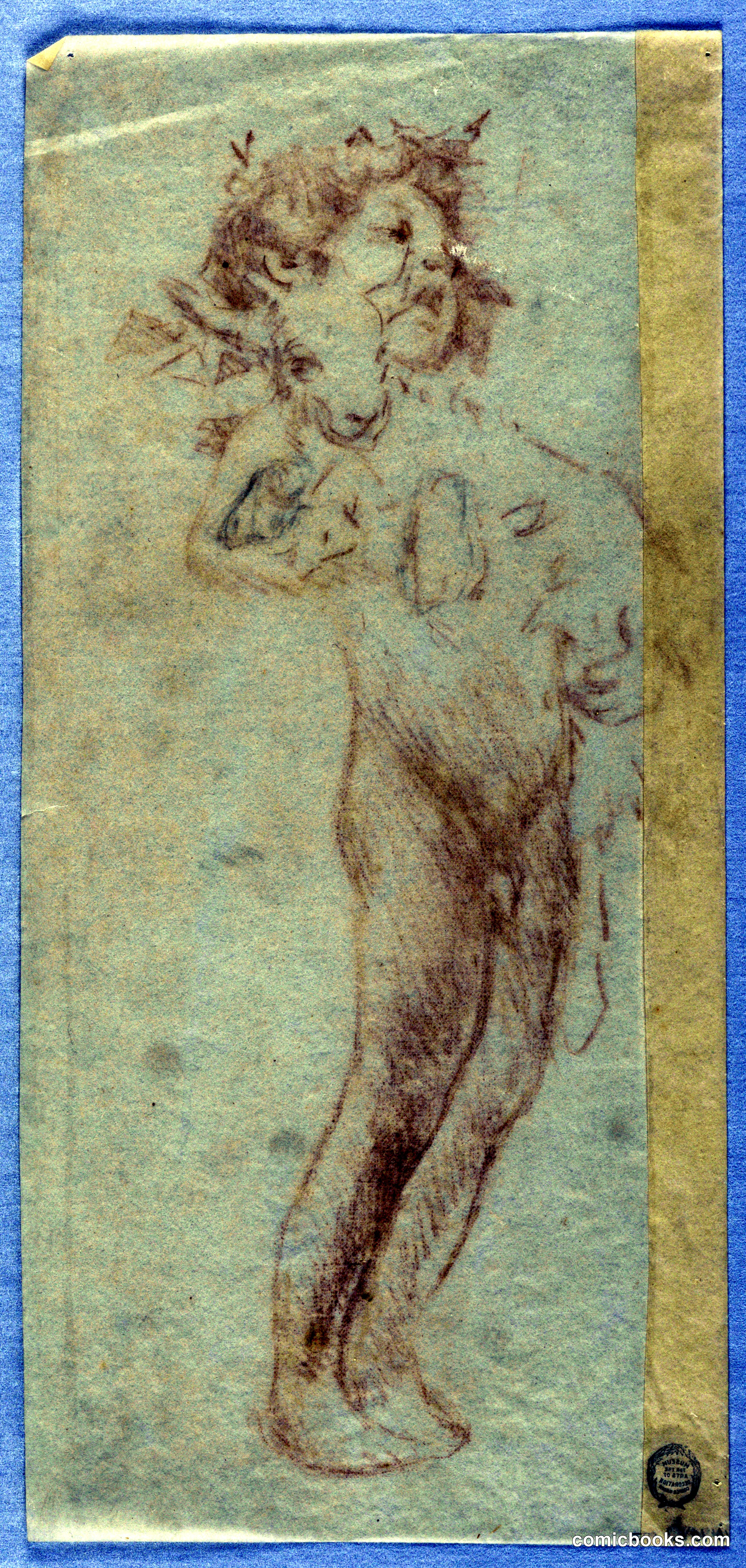 Study for Standing Boy with Kid