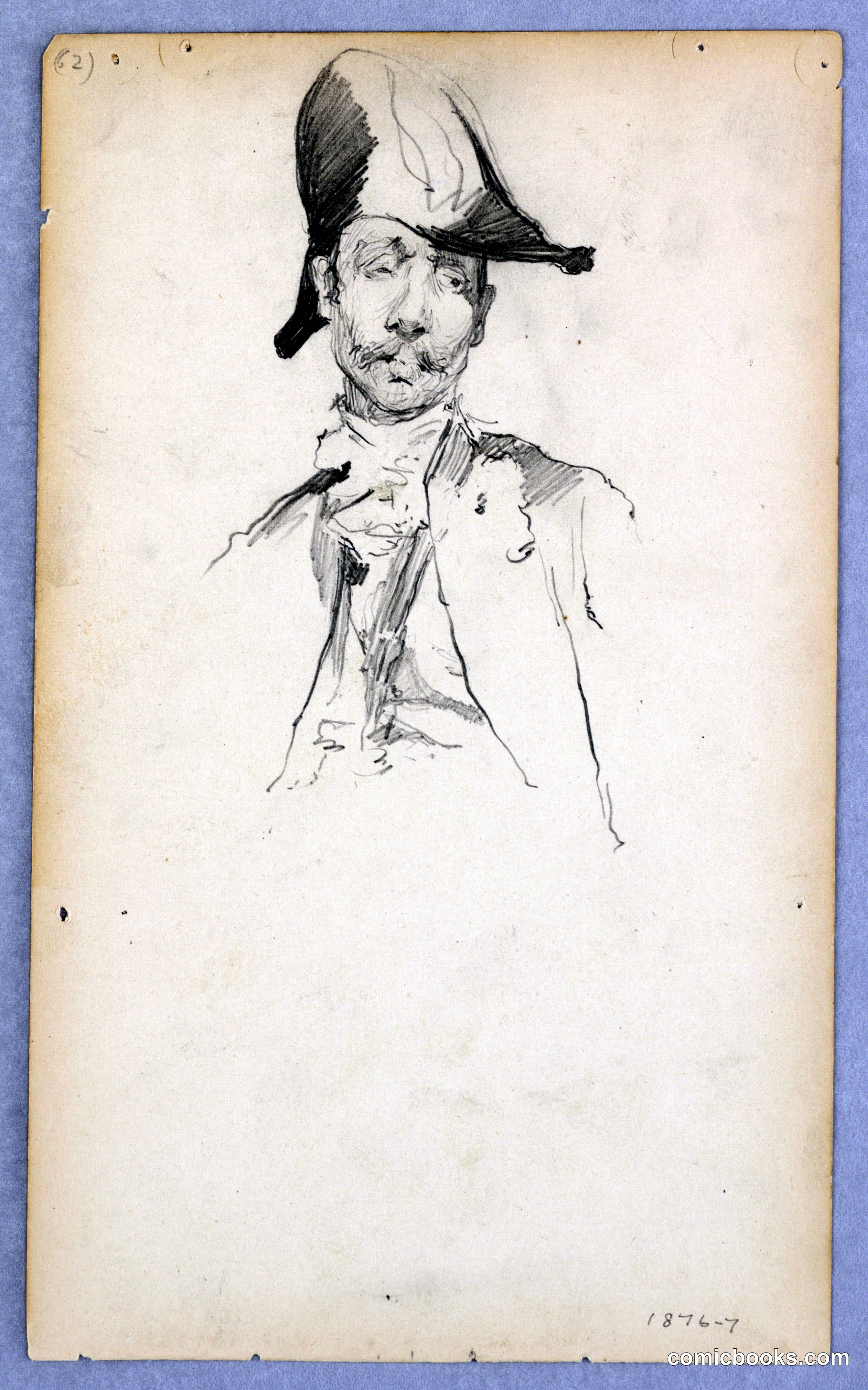 Study of a Man in Tricorn Hat