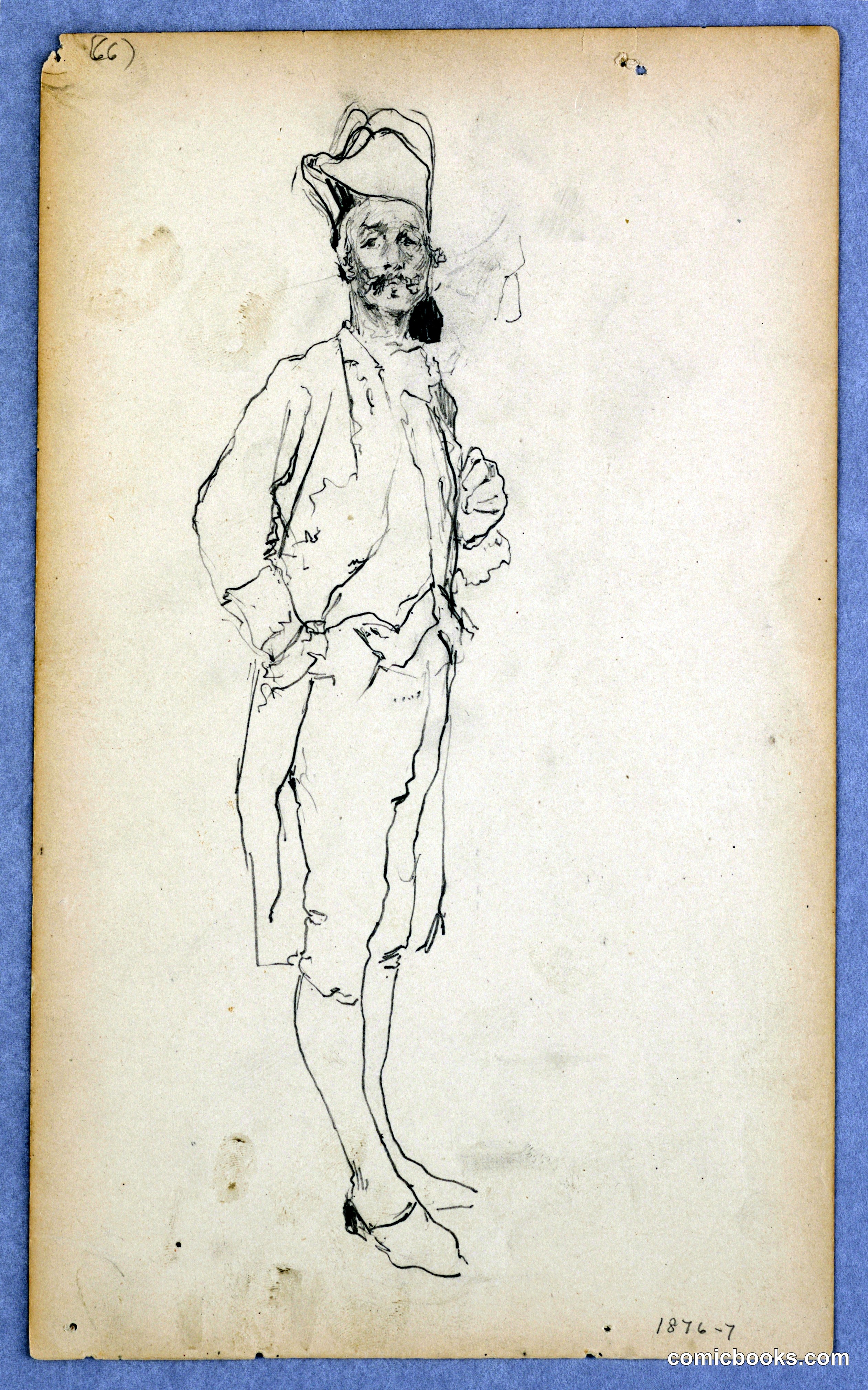 Study of a Man in Period Dress