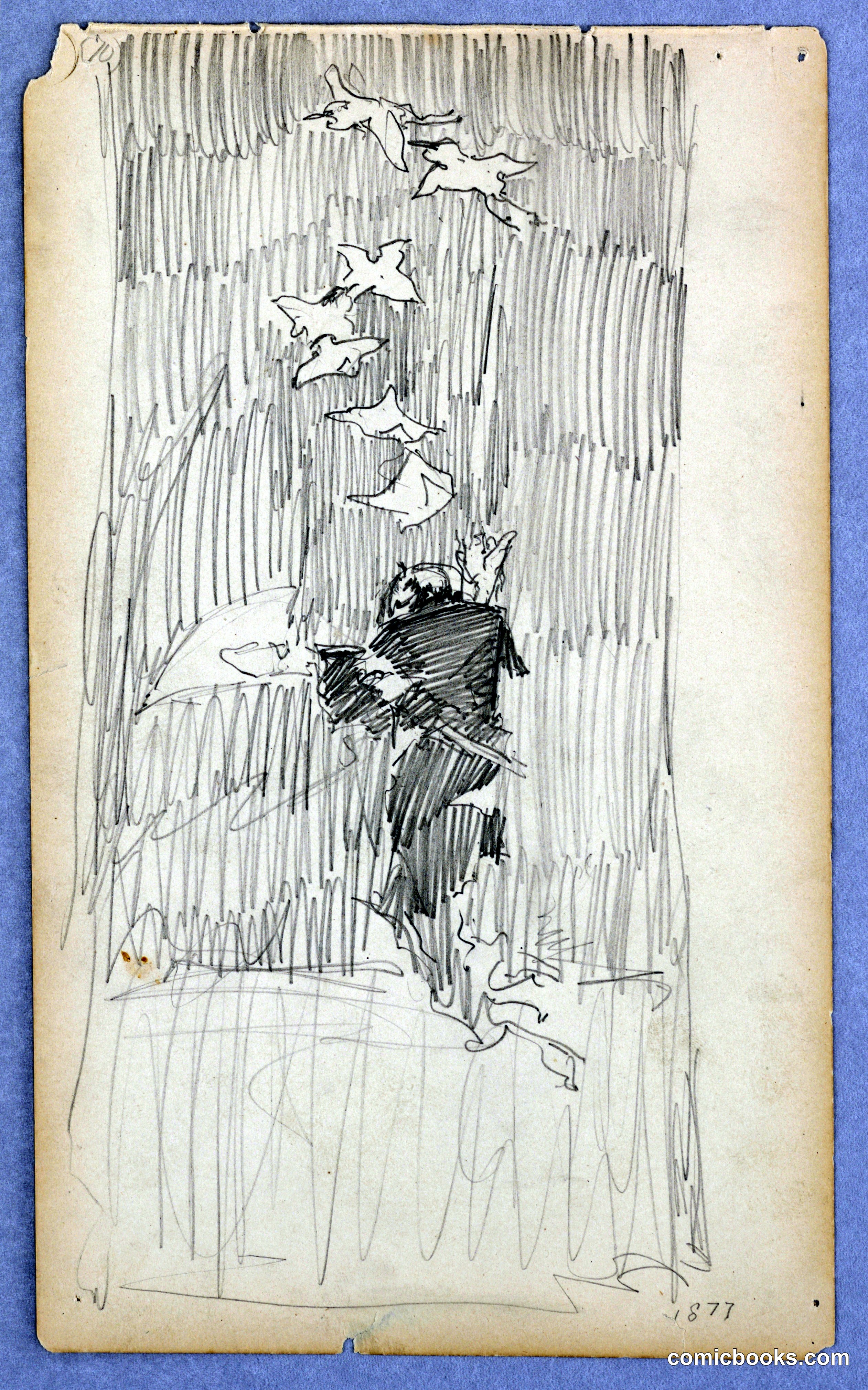 Study of a Winged Figure