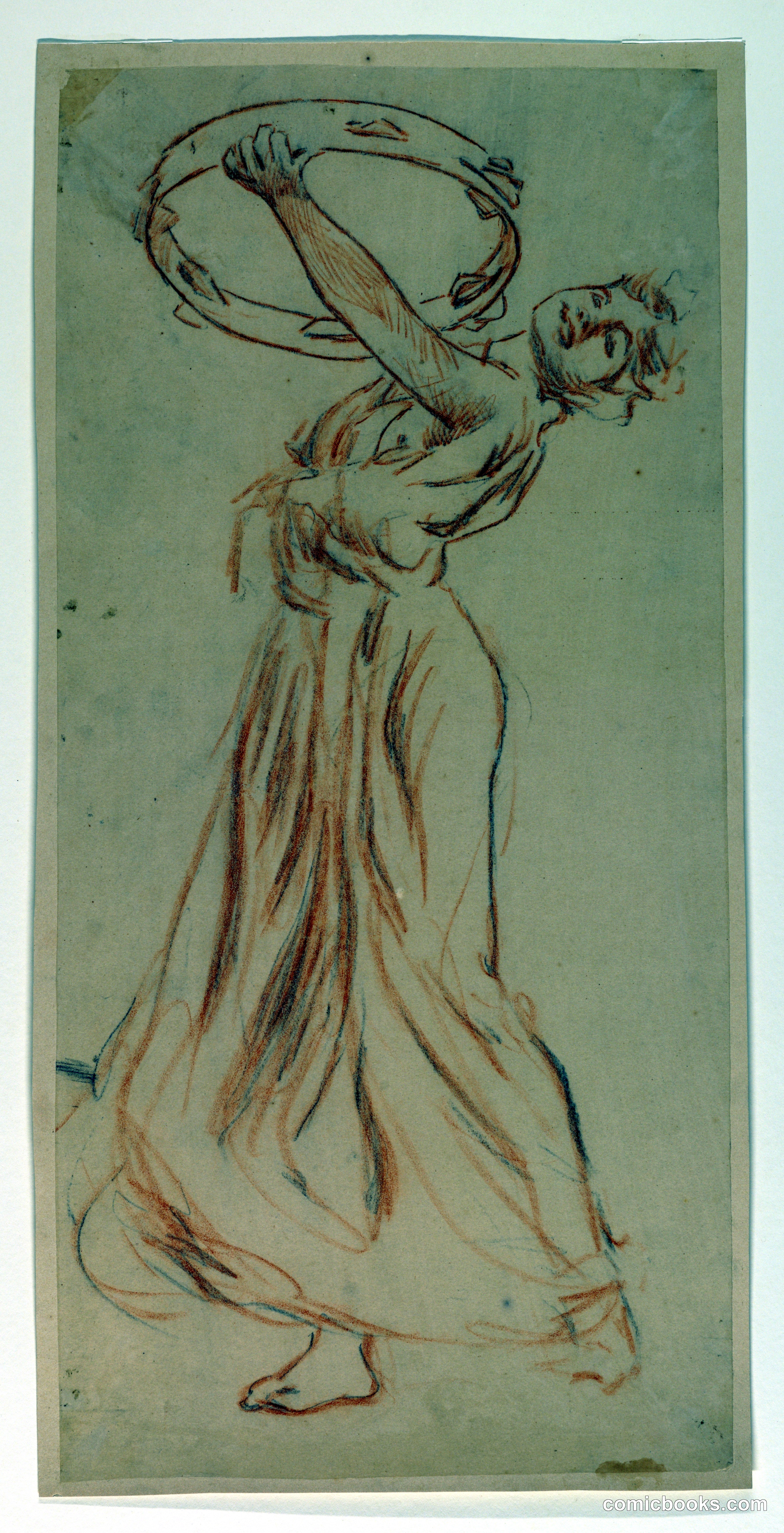Study for Girl with Tambourine