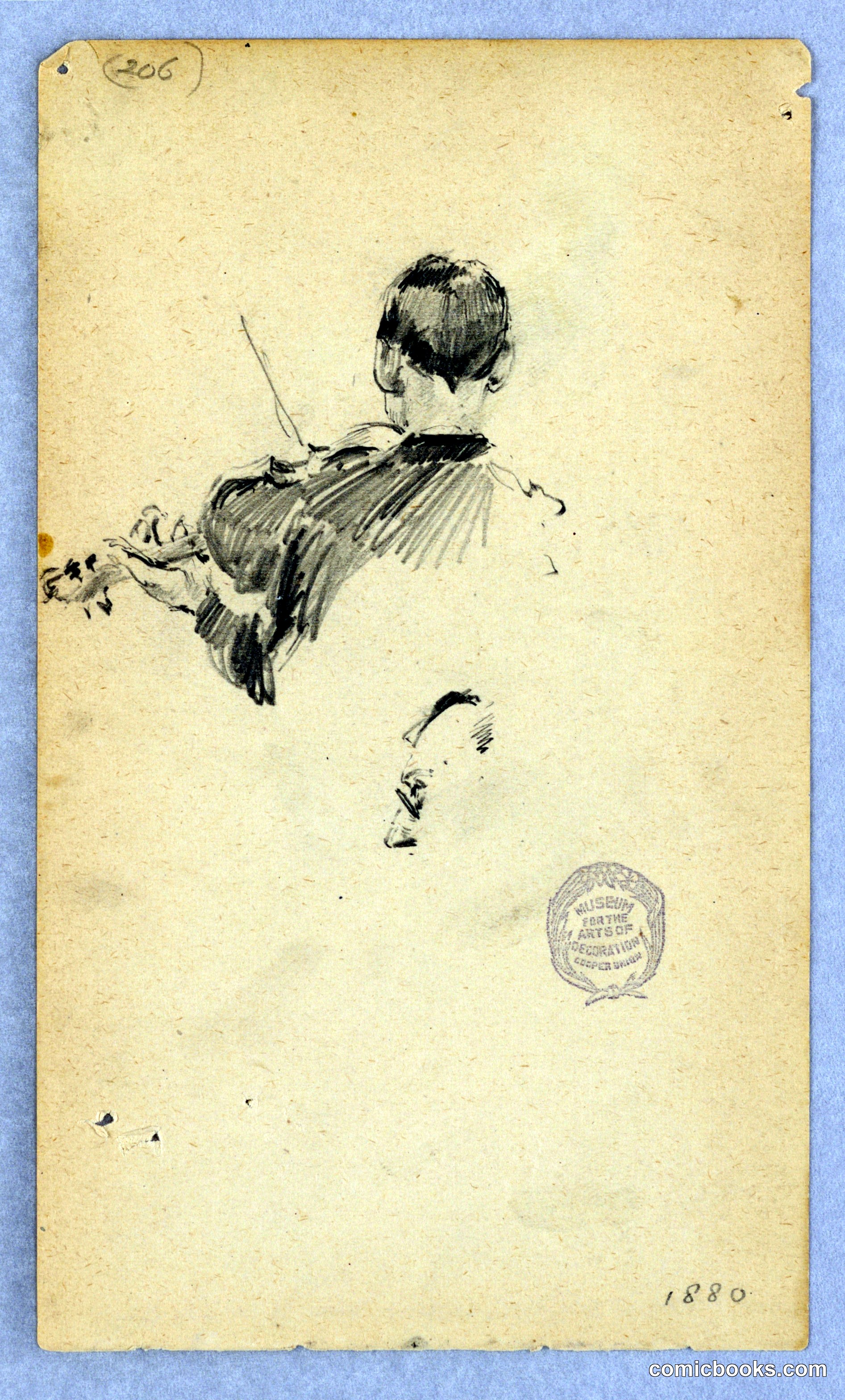 Musician Playing the Violin