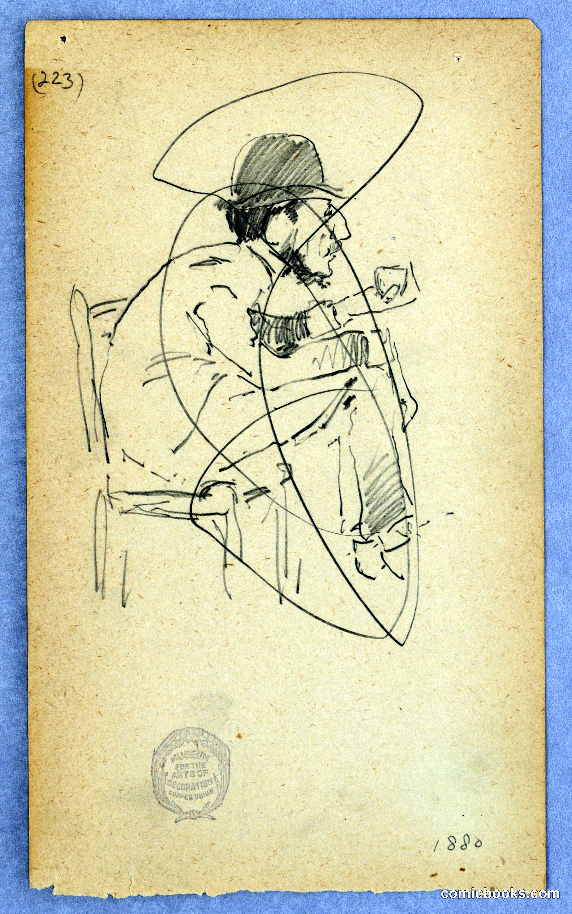 Study of a Man in Profile