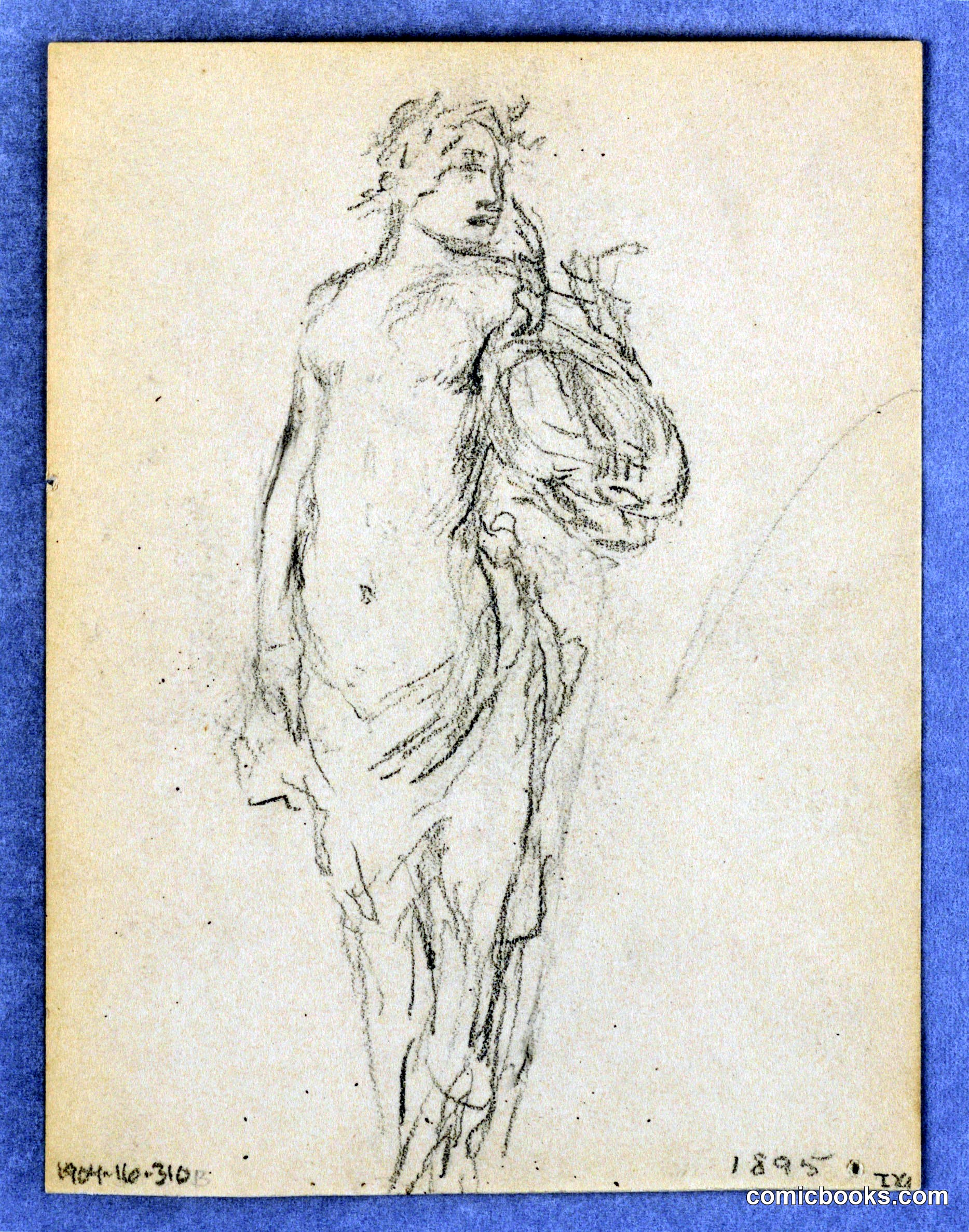 Study for a Standing Woman, "Moods to Music," Mendelssohn Glee Club