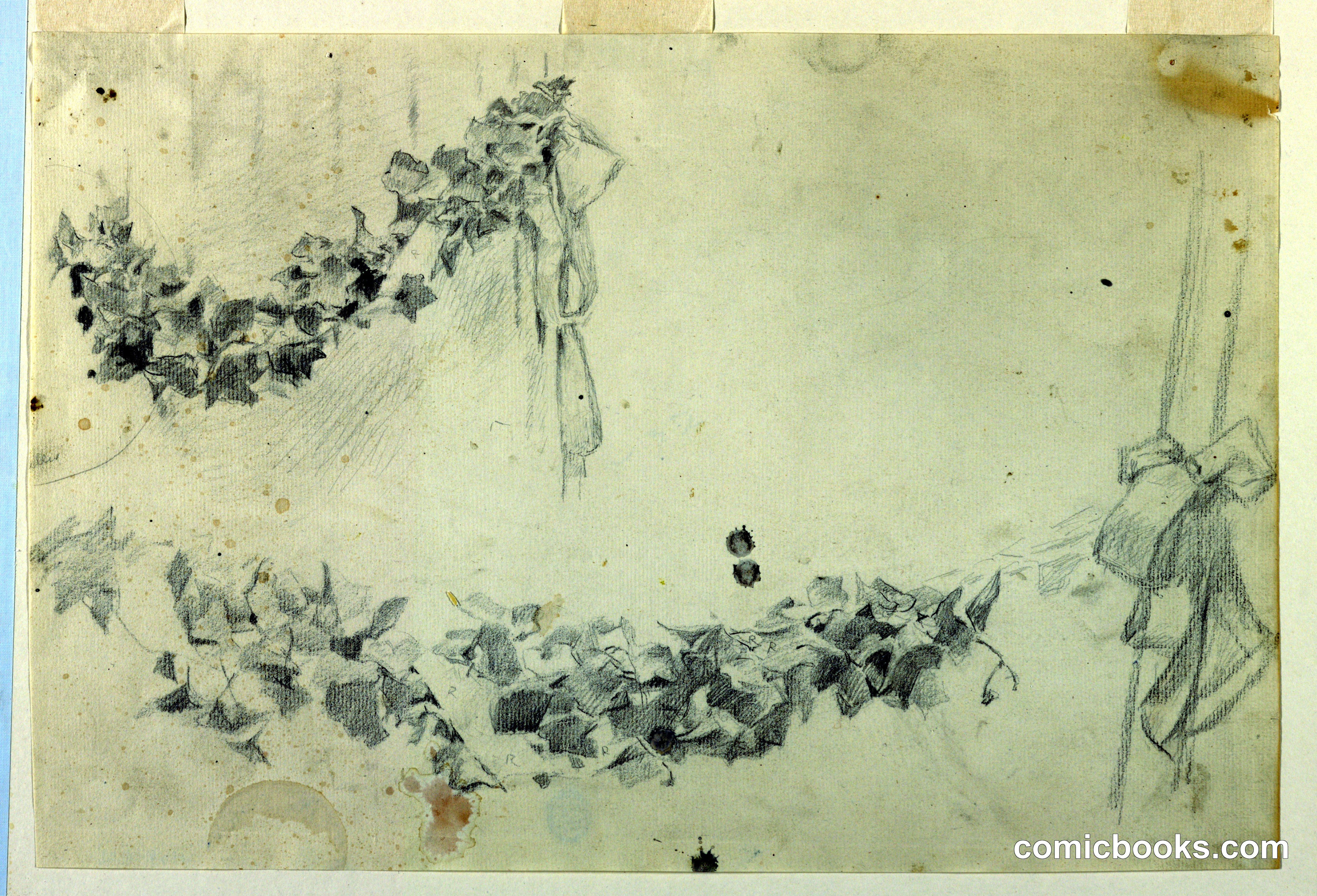 Study for Festoon Decorations, Mendelssohn Glee Club