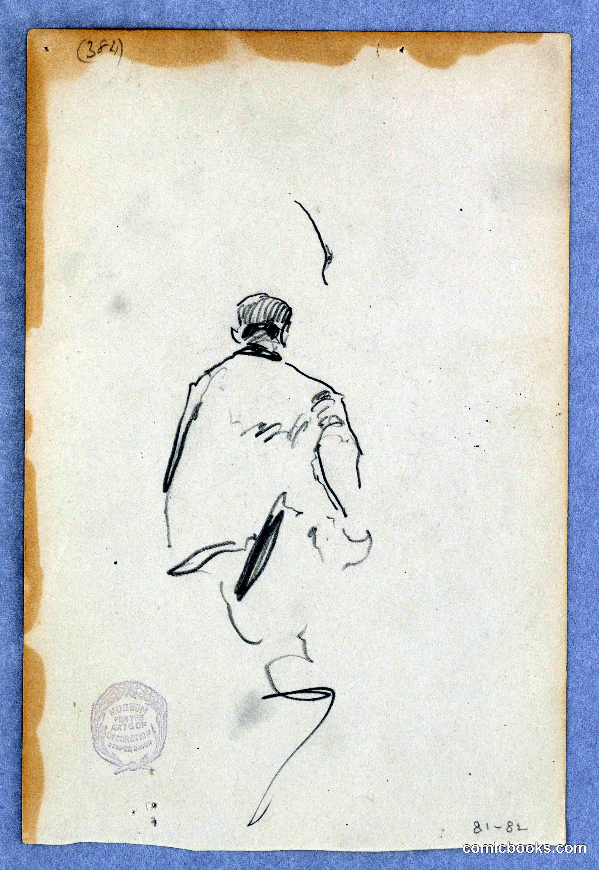 Study of a Man, Rear View