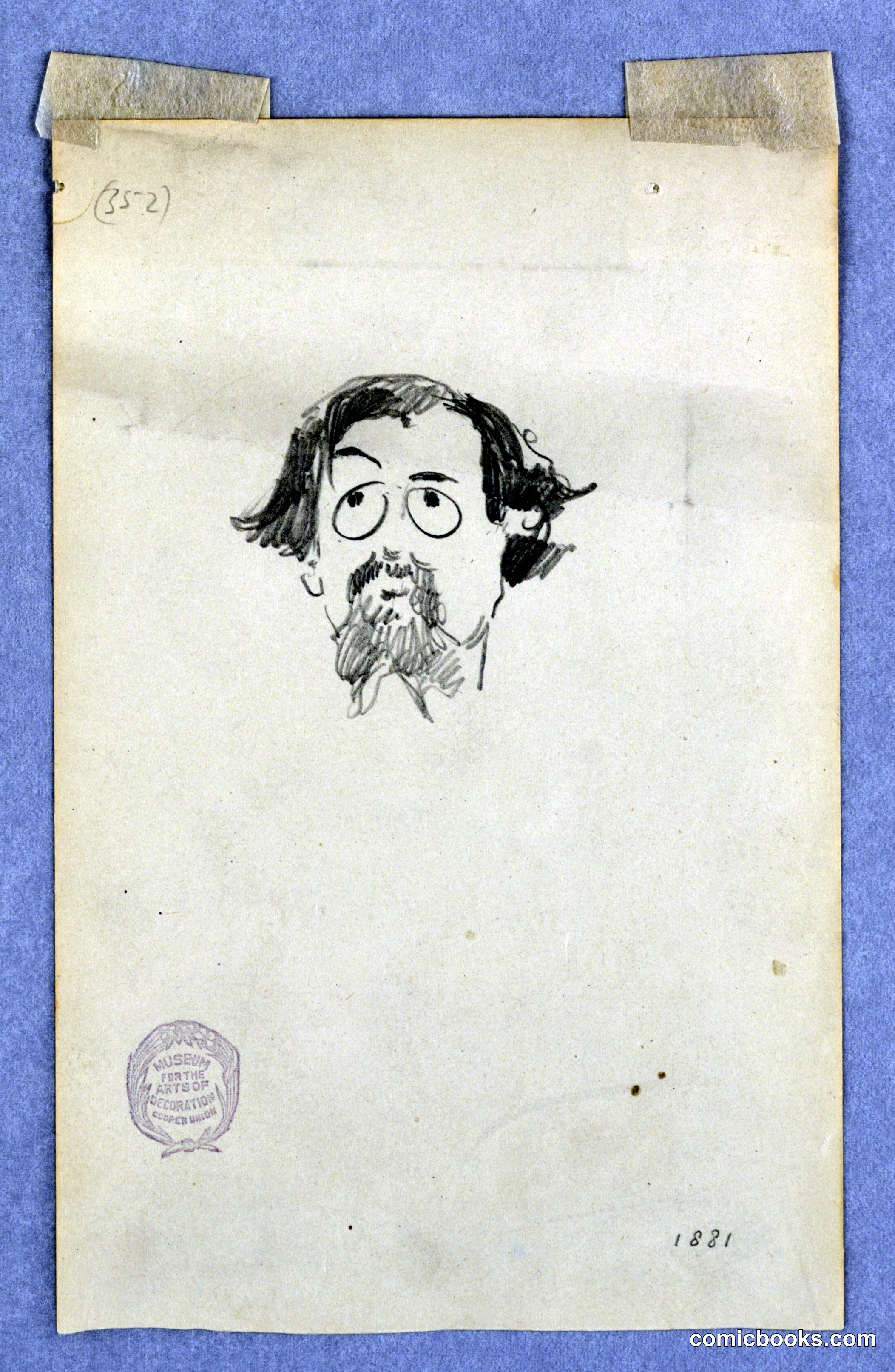 Caricature of James McNeill Whistler