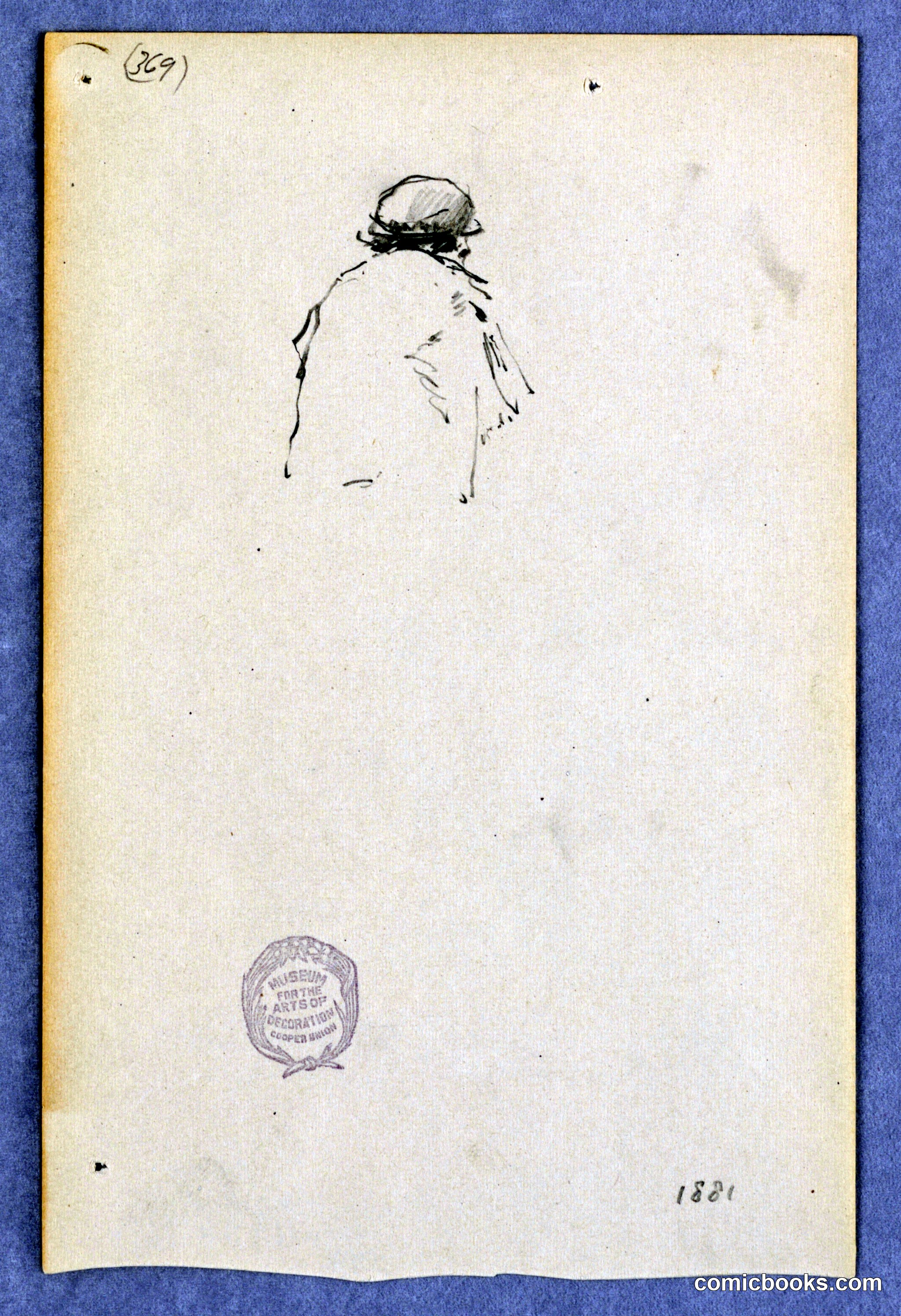 Study of a Figure from Behind
