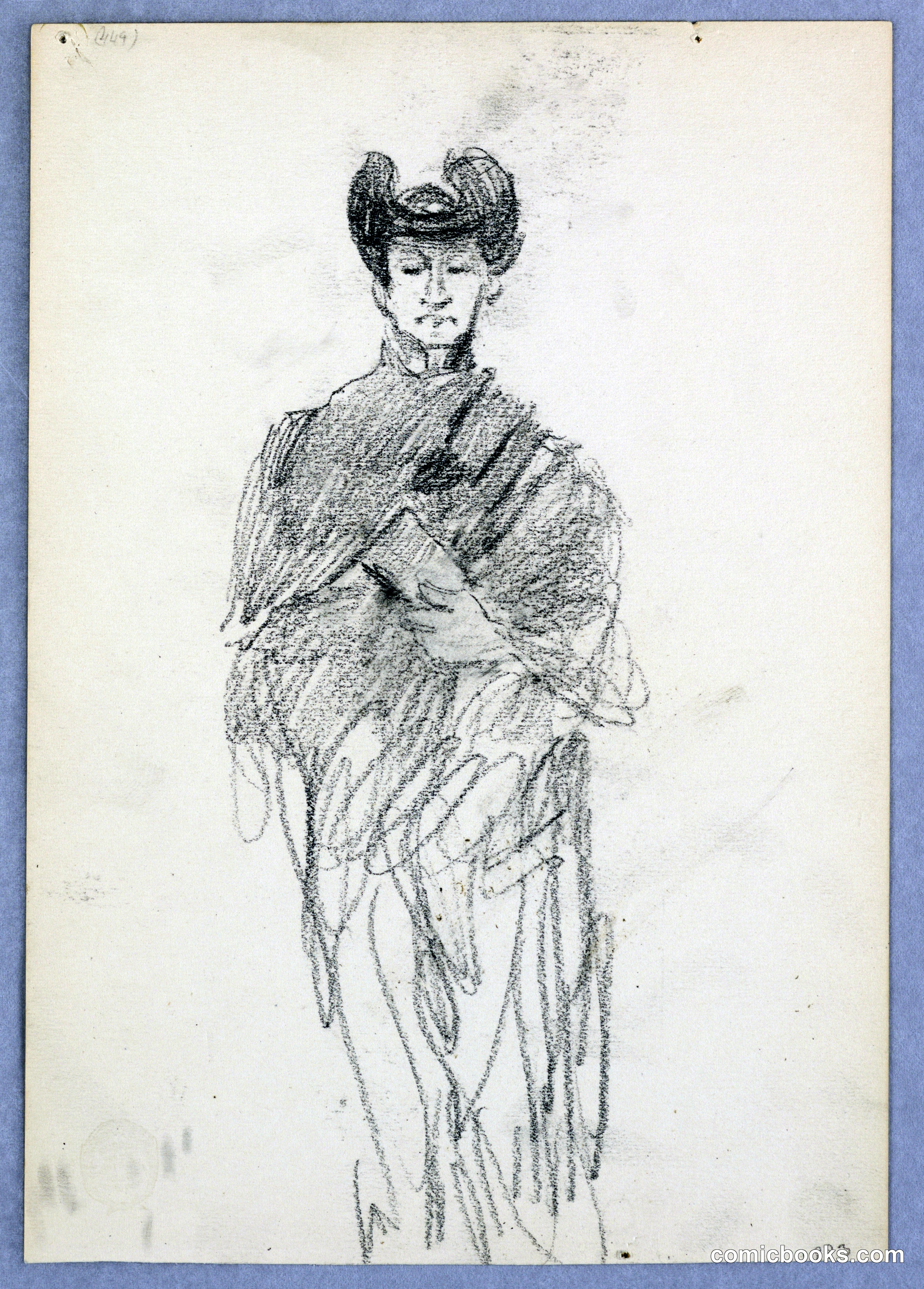 Study of a Woman in Period Dress
