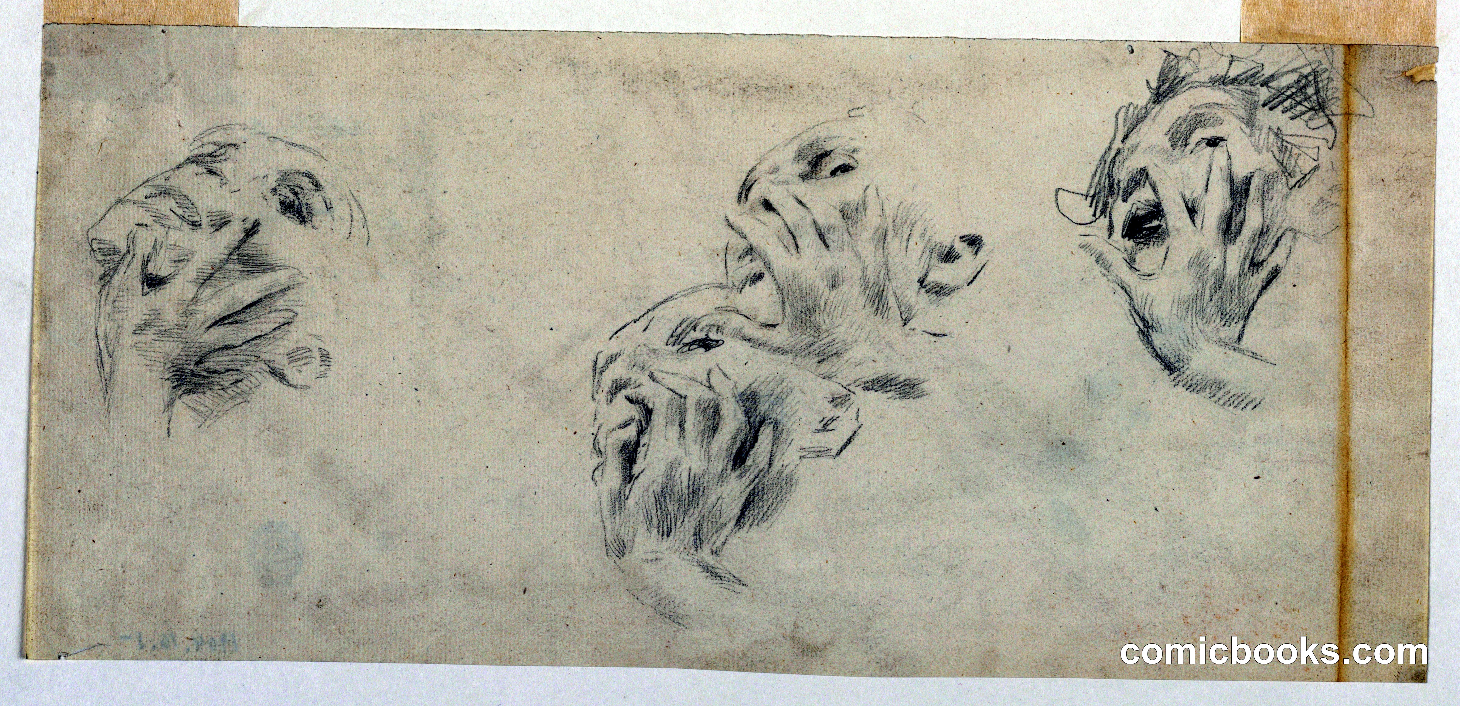 Study for a group, 'Vintage Festival,' Mendelssohn Glee Club, New York, NY