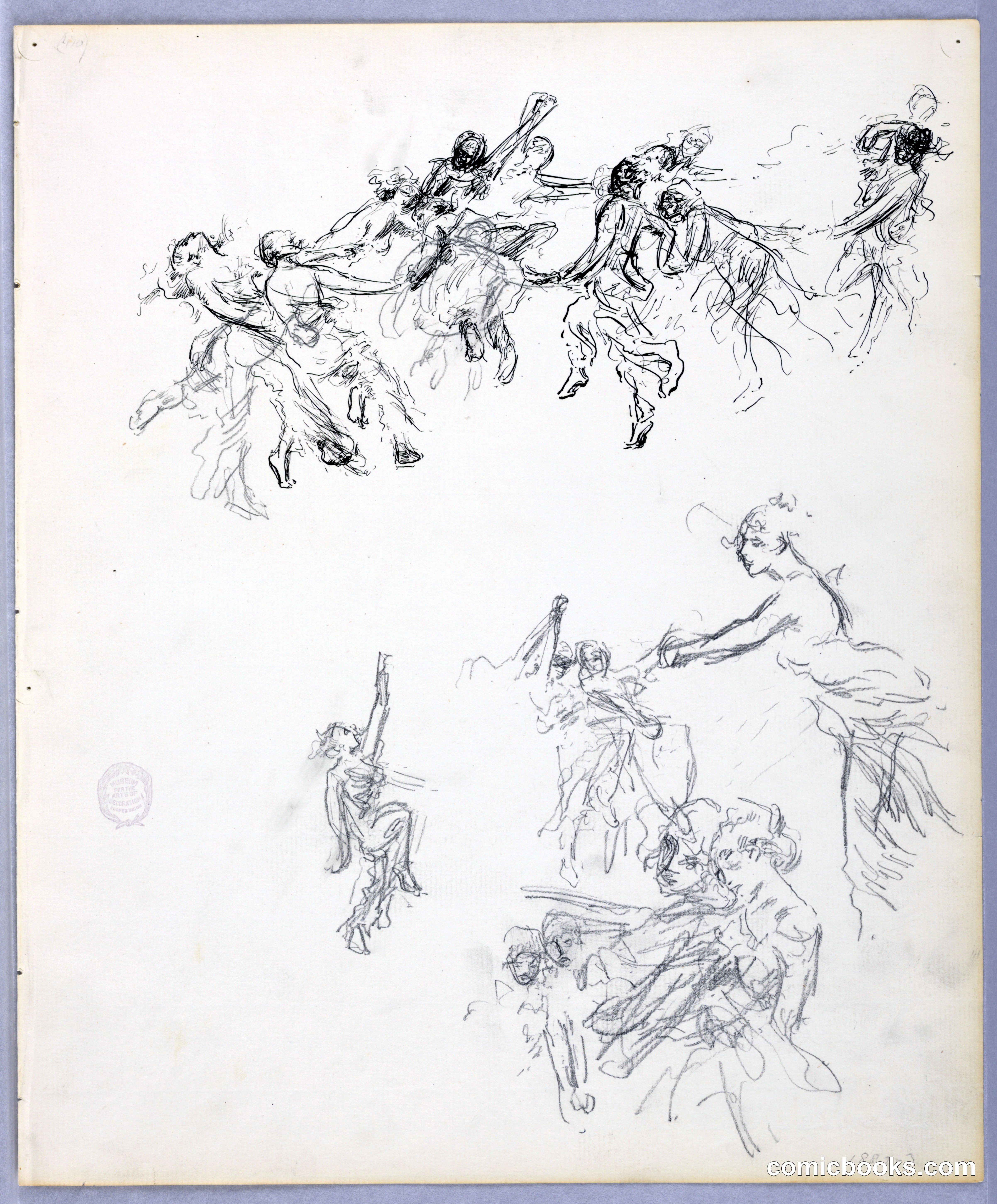 Study for a Dancing Women, 'Moods to Music,' Mendelssohn Glee Club