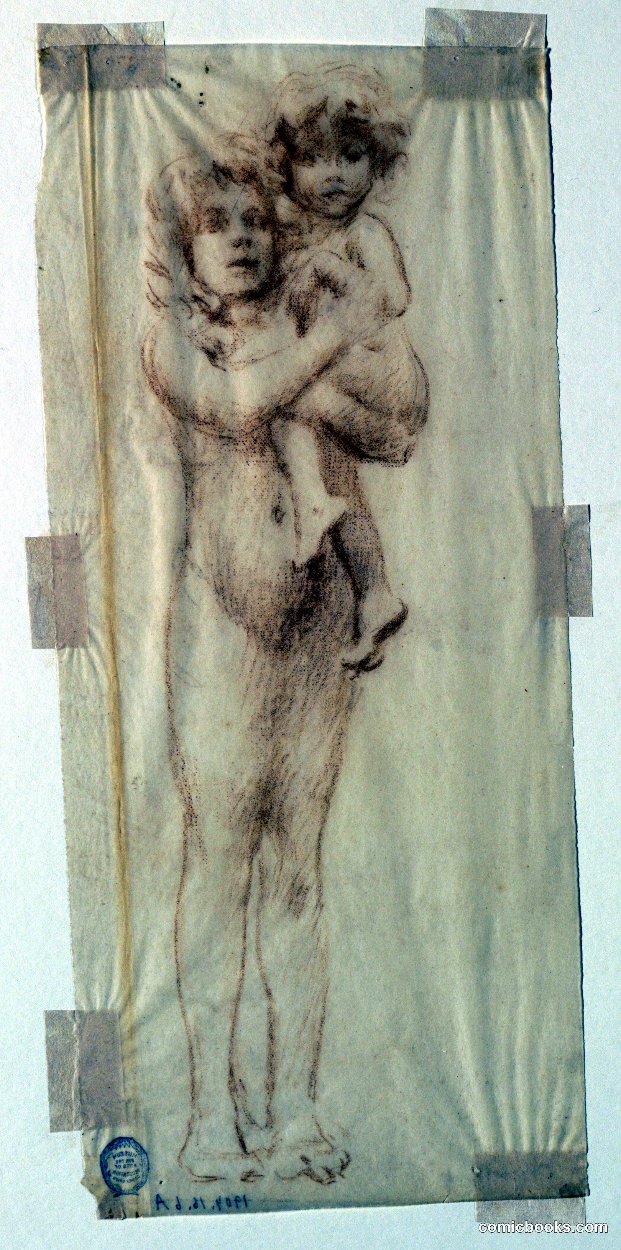 Study for a Woman Holding a Child