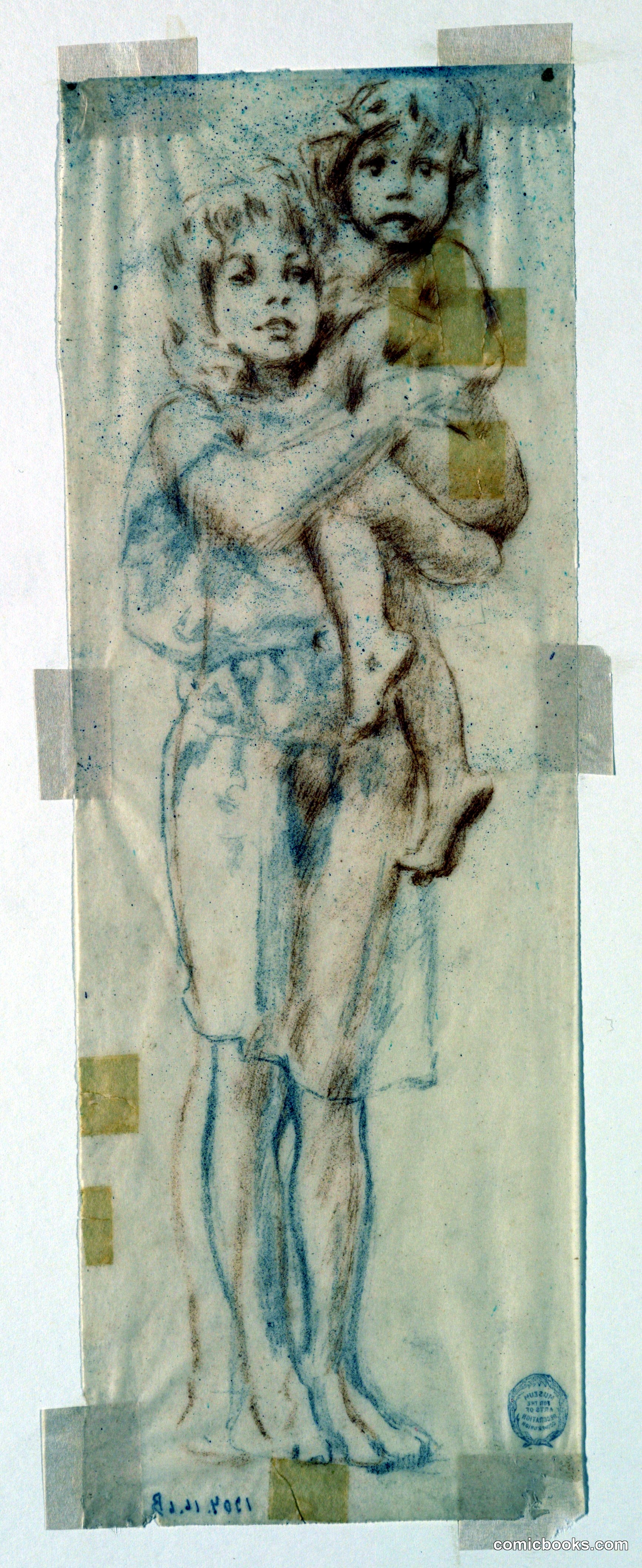 Study for a Woman Holding a Child