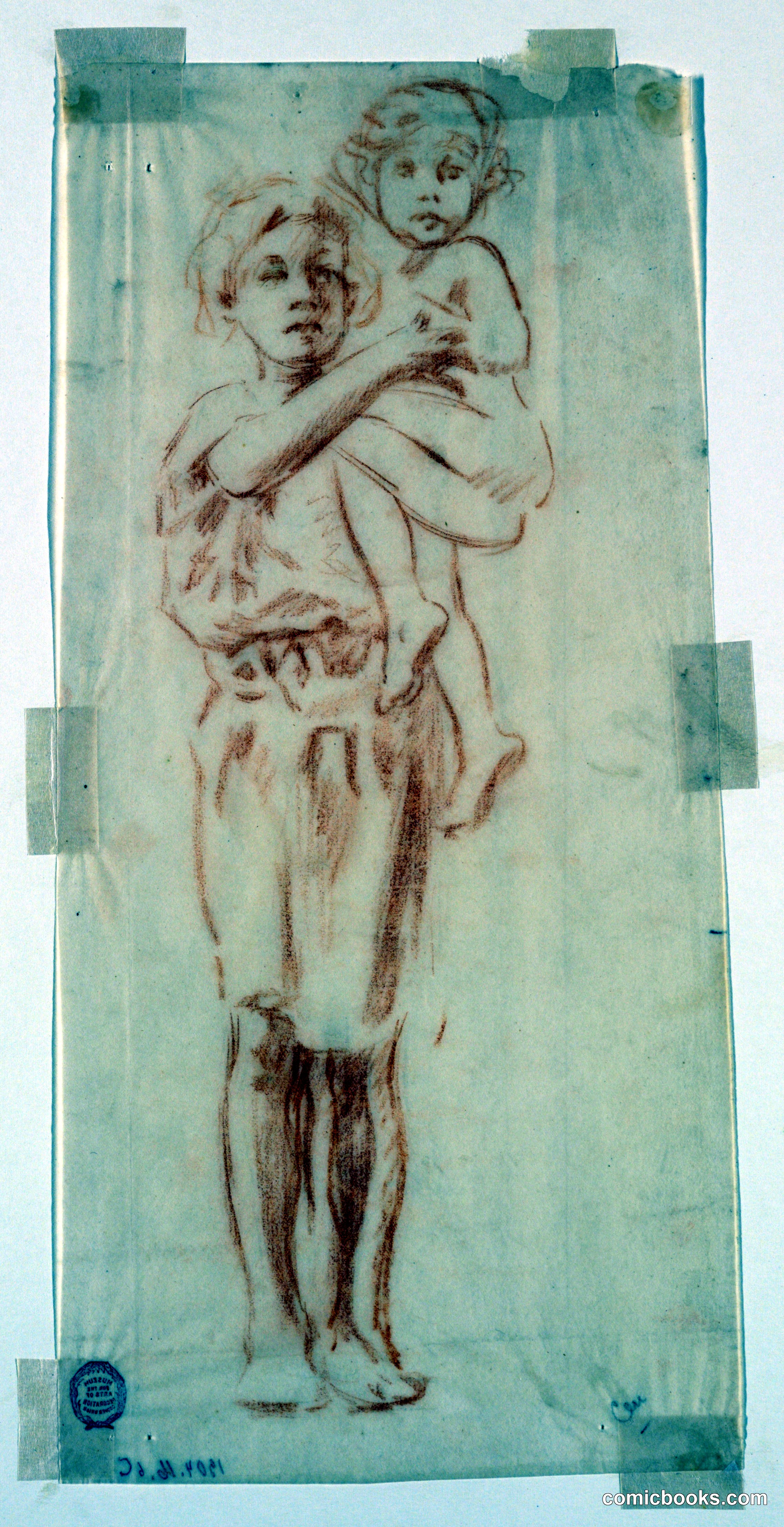 Study for a Woman Holding a Child