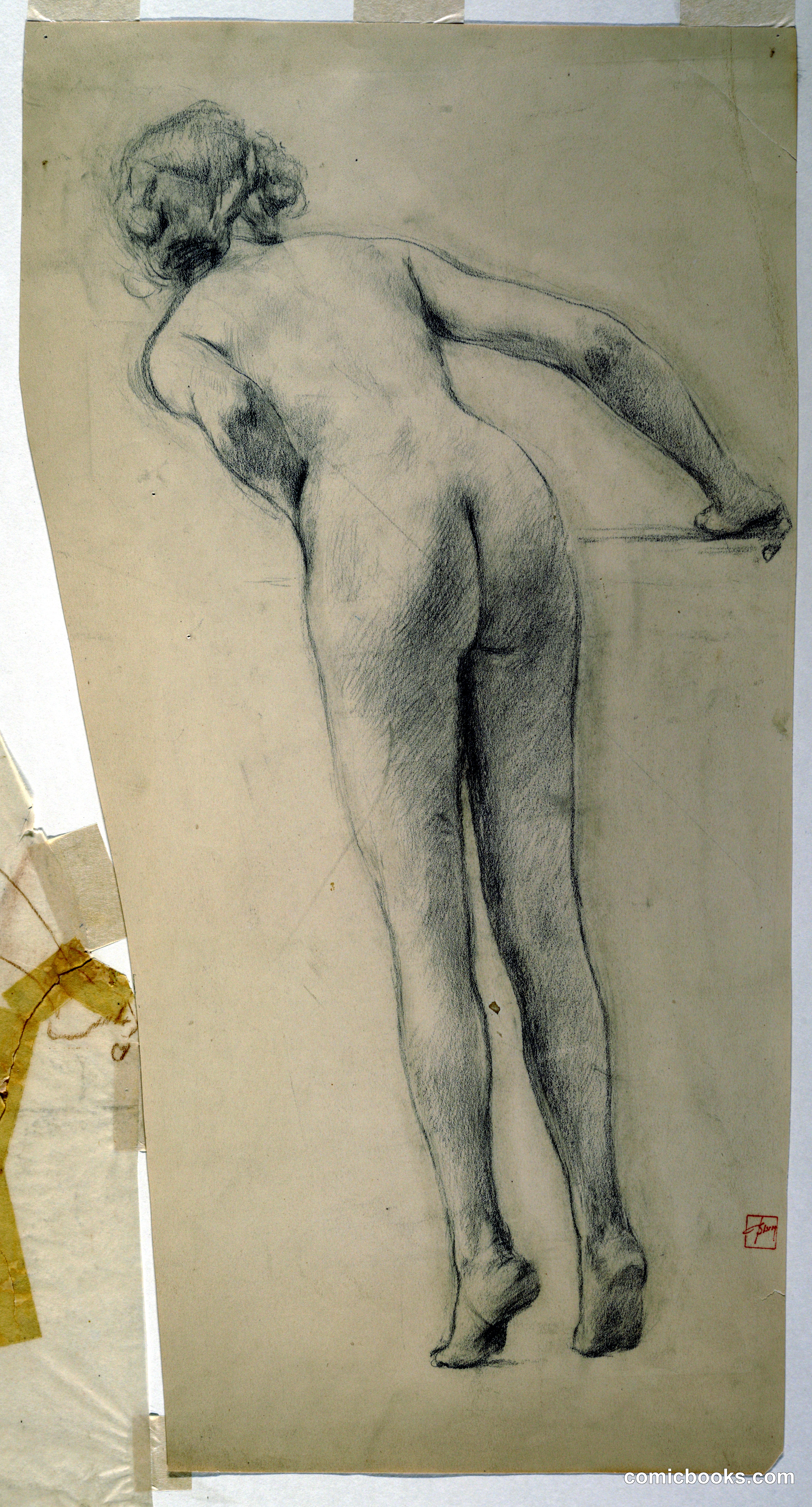 Study for a woman, "Vintage Festival," Mendelssohn Glee Club, New York, NY