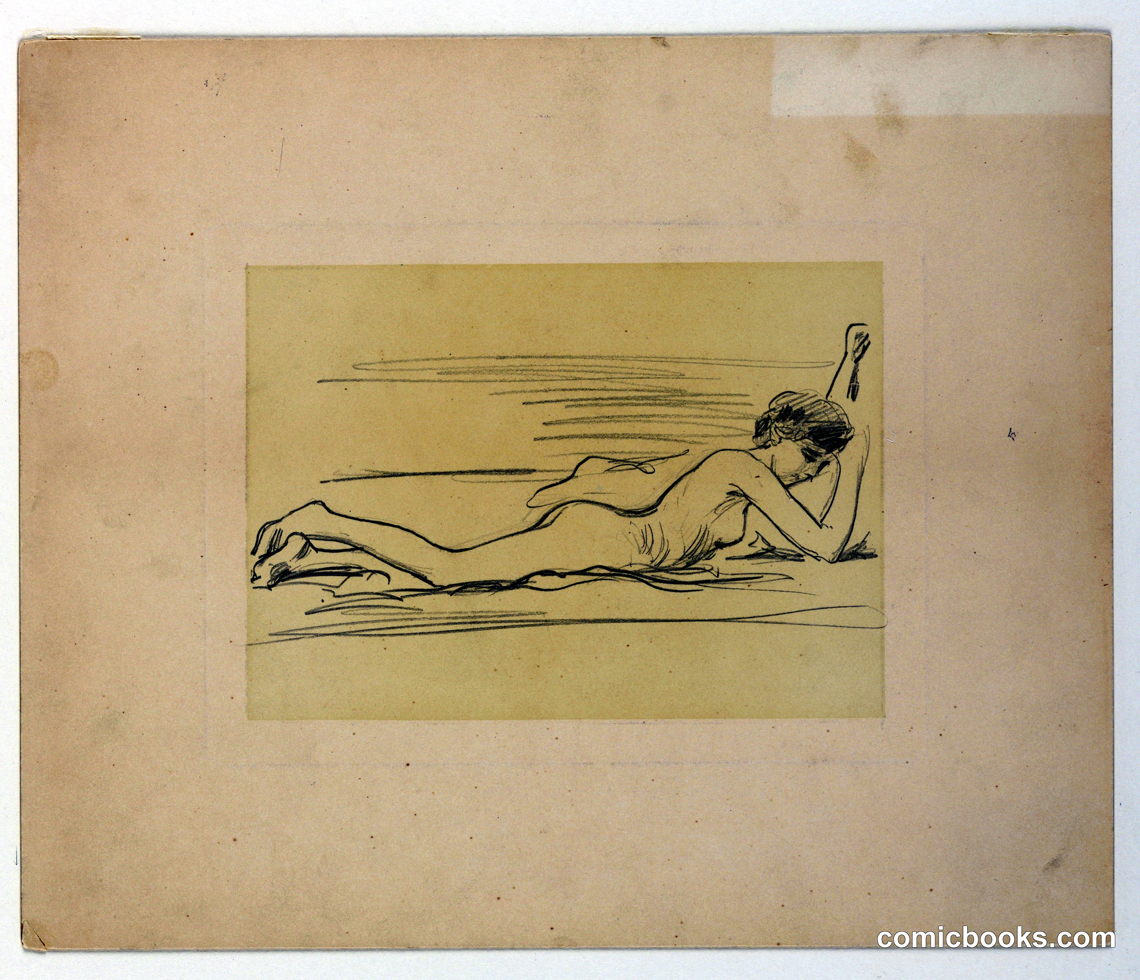 Sketch of Female Nude